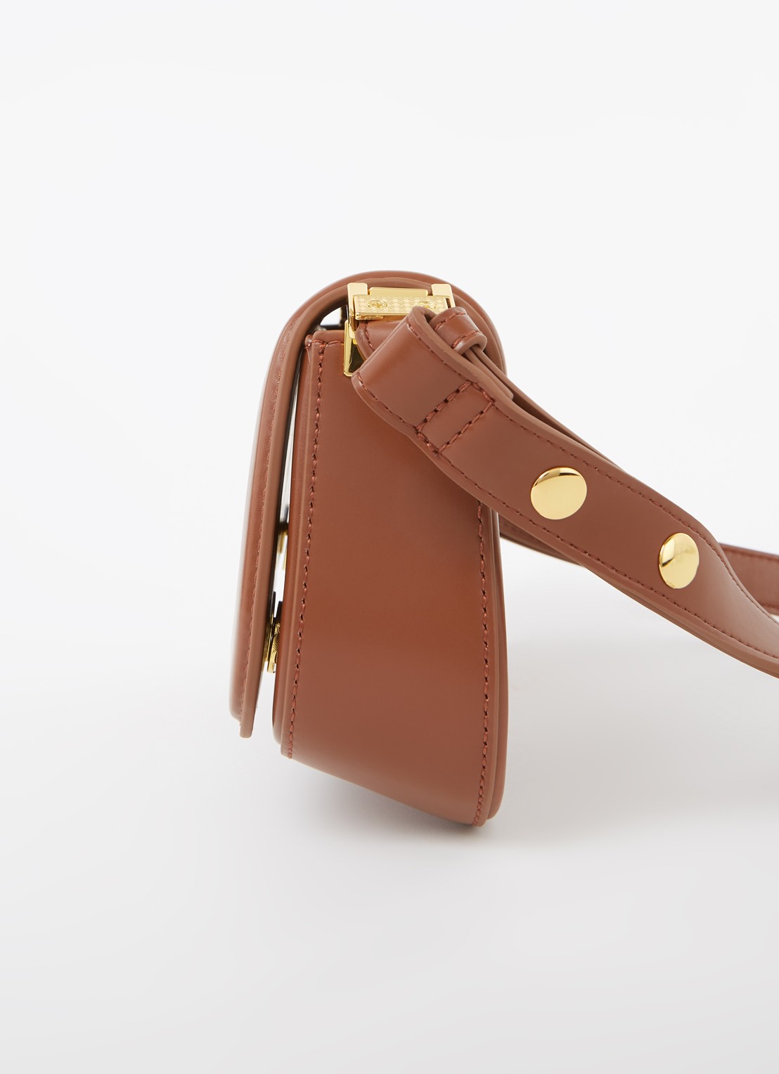 JW PEI Joy schoudertas met logo - detail 4 bruin
