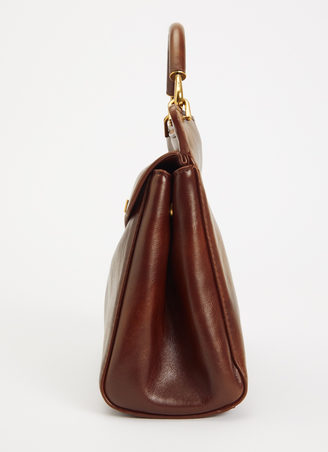 JW PEI Lucia Classic handtas met afneembare schouderriem - detail 2 cognac