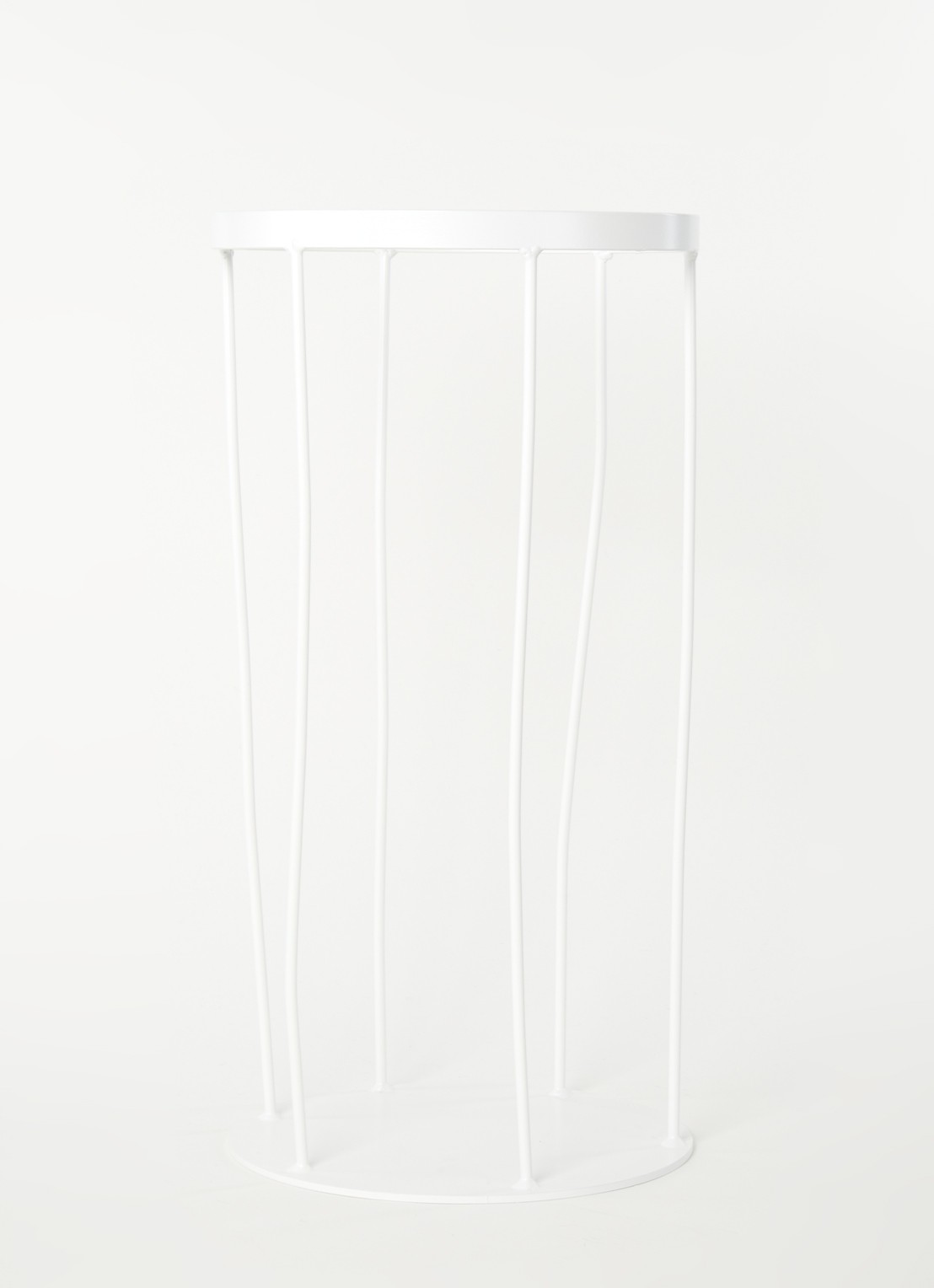 K'willeminhuis De Bijzetter bijzettafel 50 x 22 cm - voorkant 2 wit