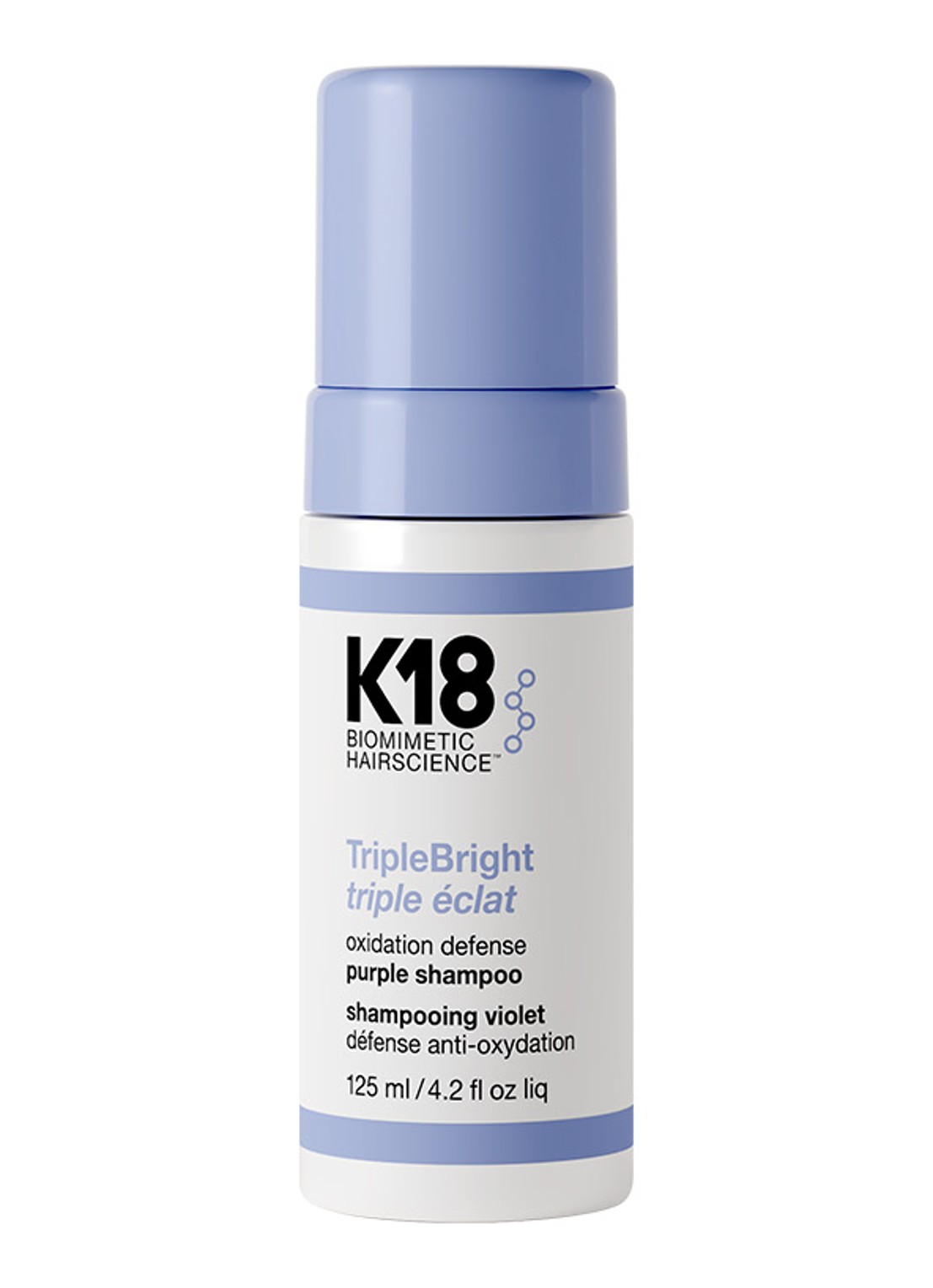 K18 TripleBright silver shampoo - zilver shampoo - voorkant undefined