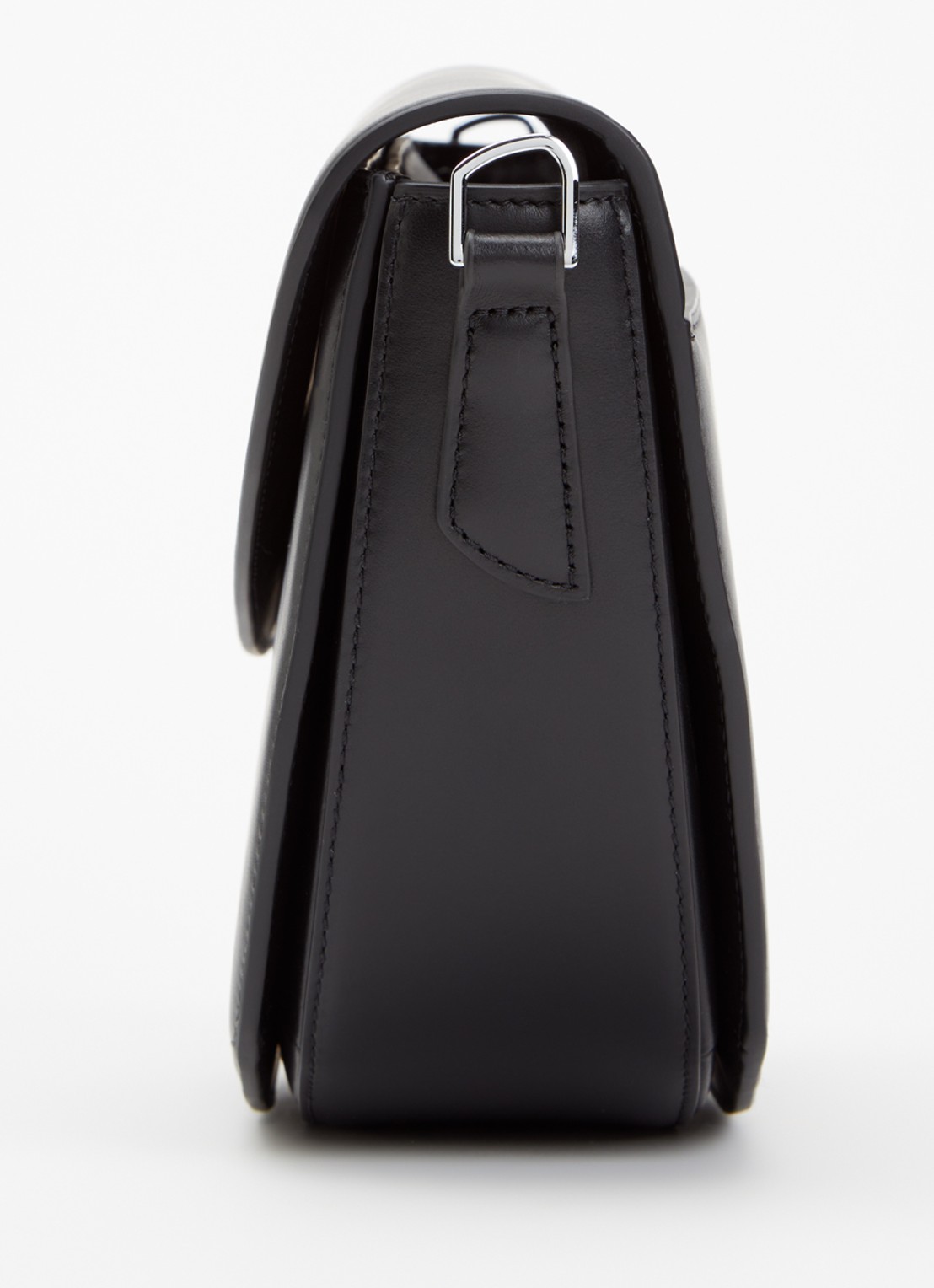 KAAI Rebel crossbodytas van leer - detail 3 zwart