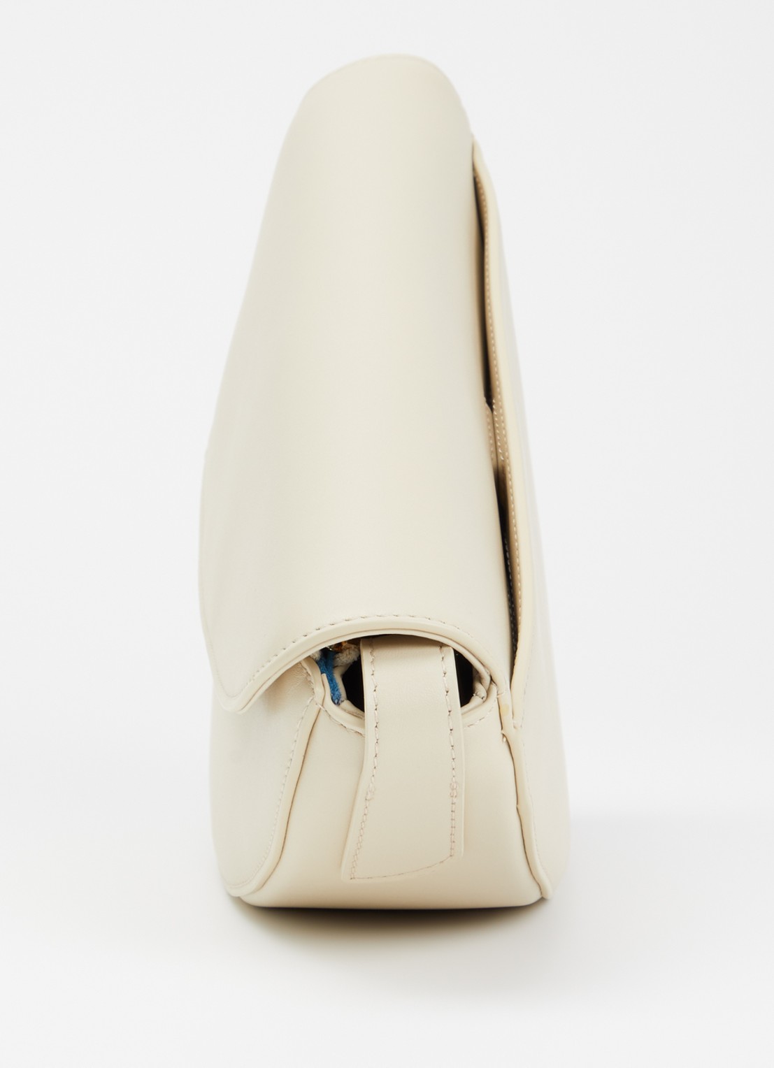 KAAI Rebel crossbodytas van leer - detail 2 creme