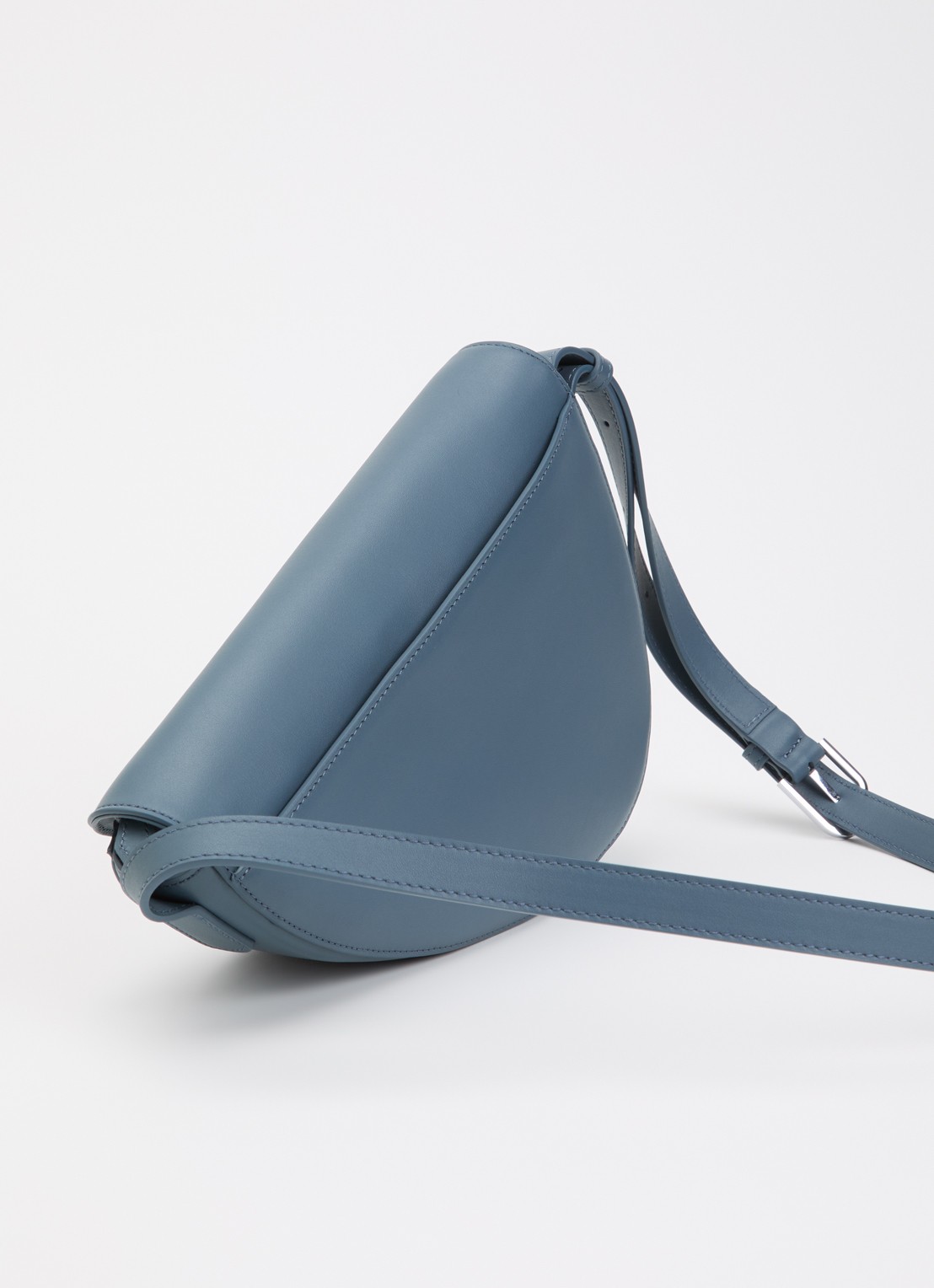 KAAI Rebel crossbodytas van leer - achterkant 6 petrol