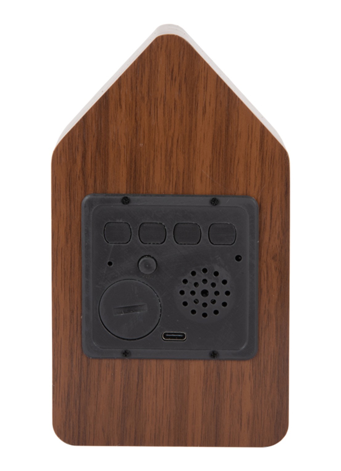 Karlsson Cuckoo LED wekker - achterkant bruin