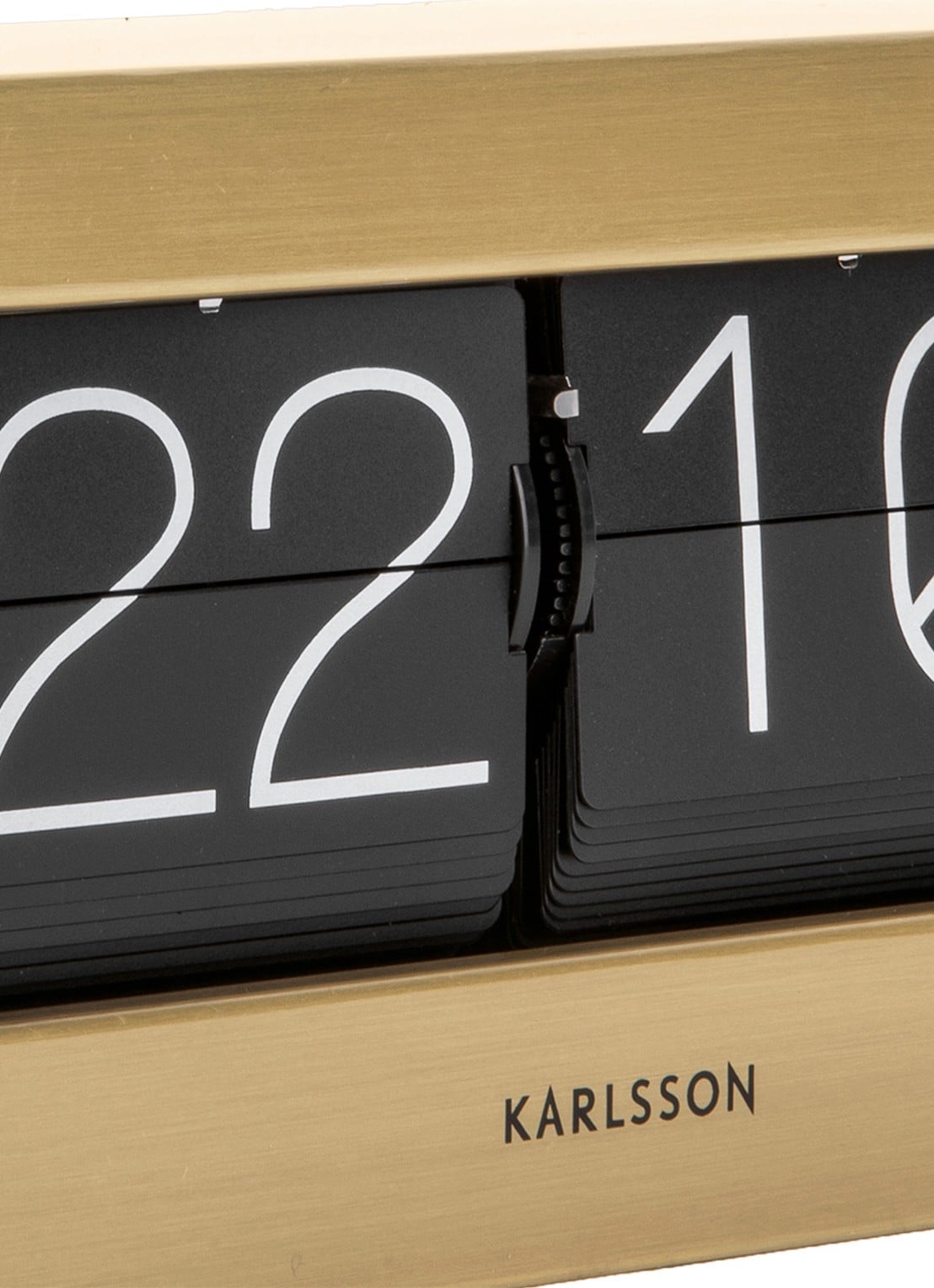 Karlsson Flip tafel- en wandklok - detail 6 goud