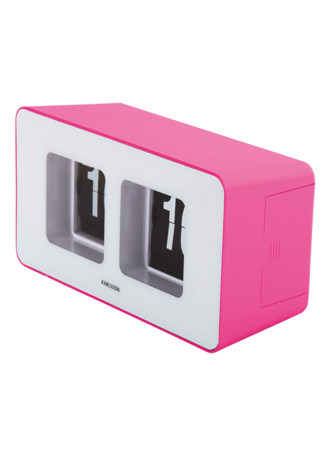 Karlsson Funky flip tafel- en wandklok - detail 5 roze