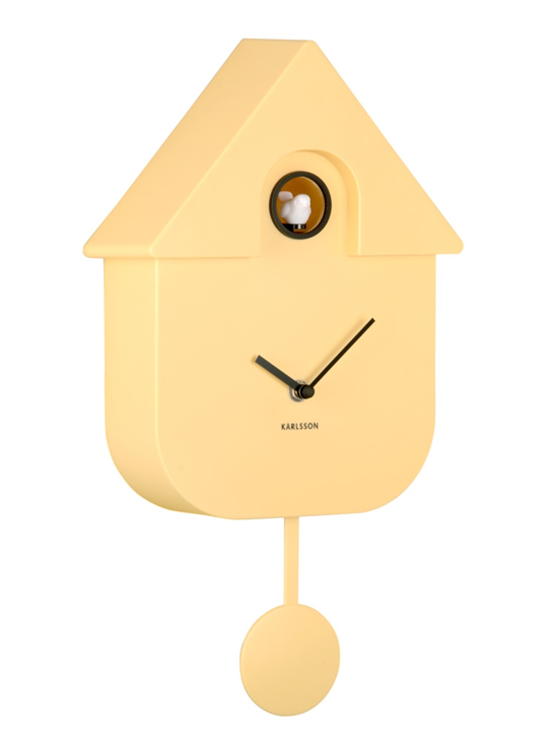 Karlsson Modern Cuckoo klok - detail 4 geel