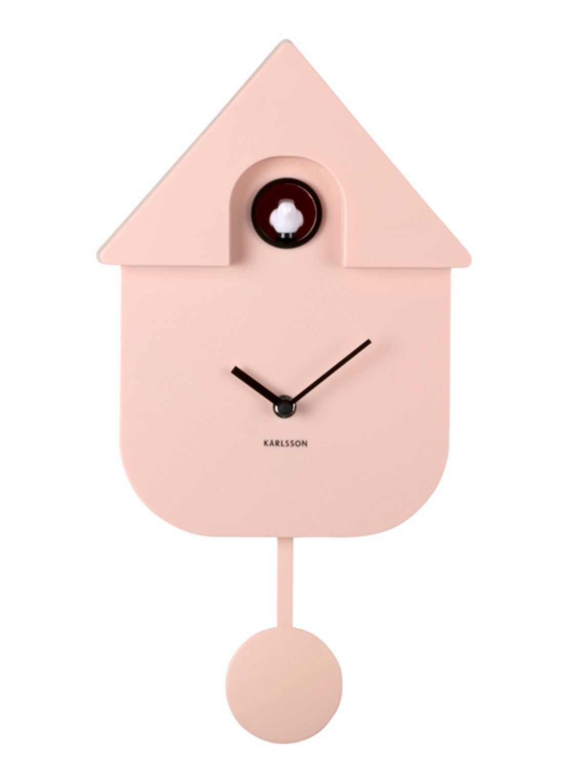 Karlsson Modern Cuckoo klok - voorkant lichtroze