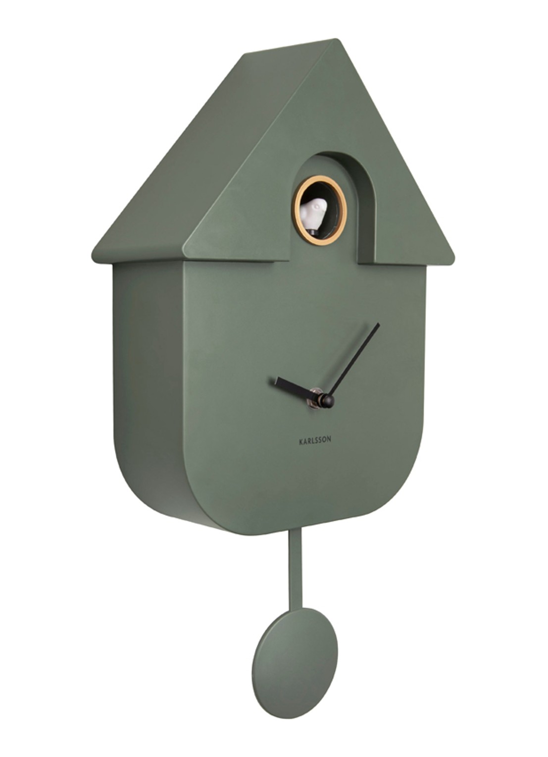 Karlsson Modern Cuckoo klok - detail 3 groen