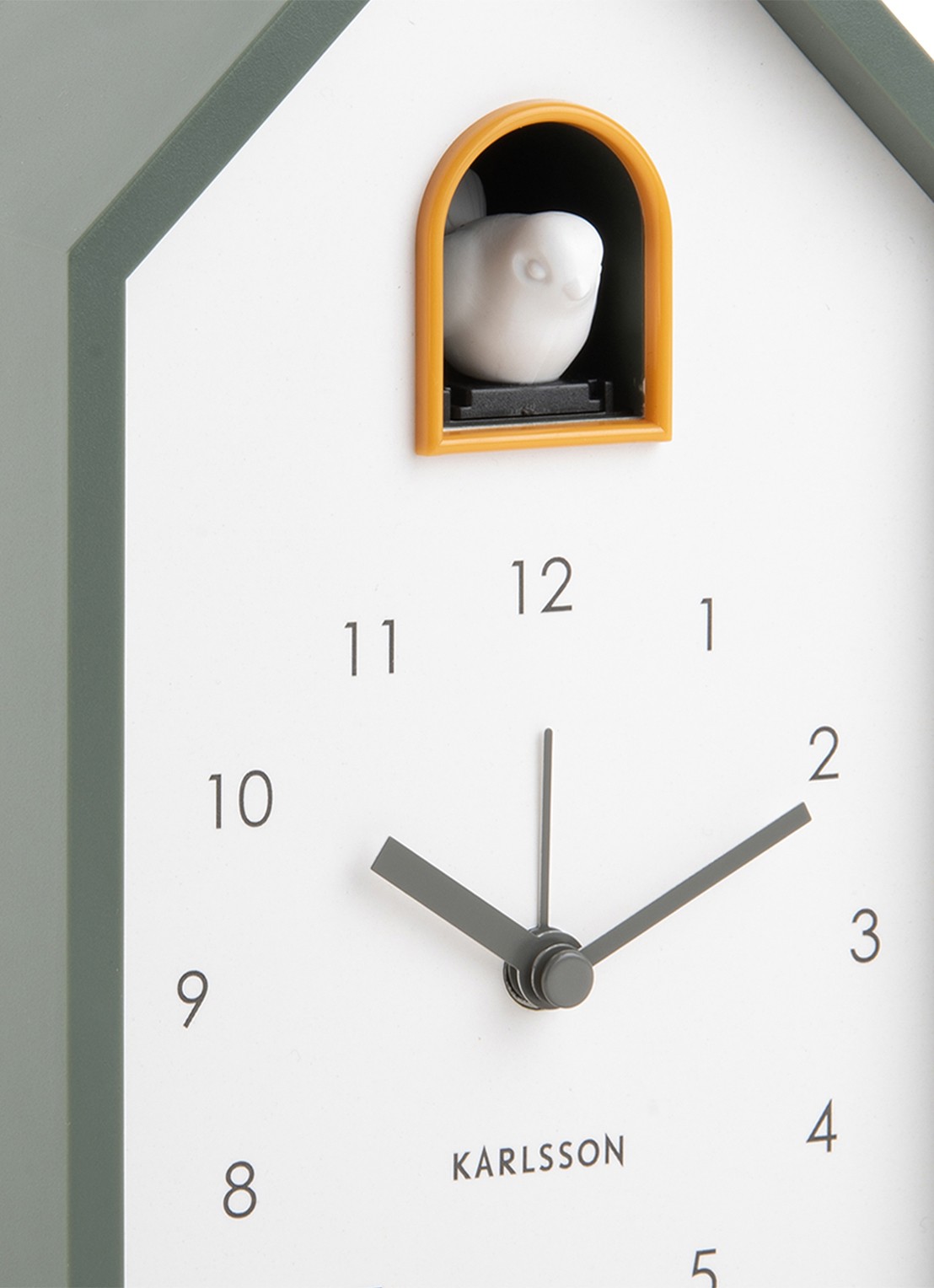 Karlsson Modern Cuckoo wekker - detail 5 groen