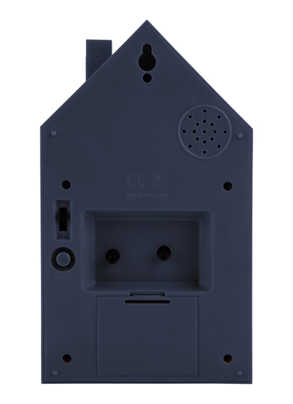 Karlsson Modern Cuckoo wekker - achterkant 5 donkerblauw