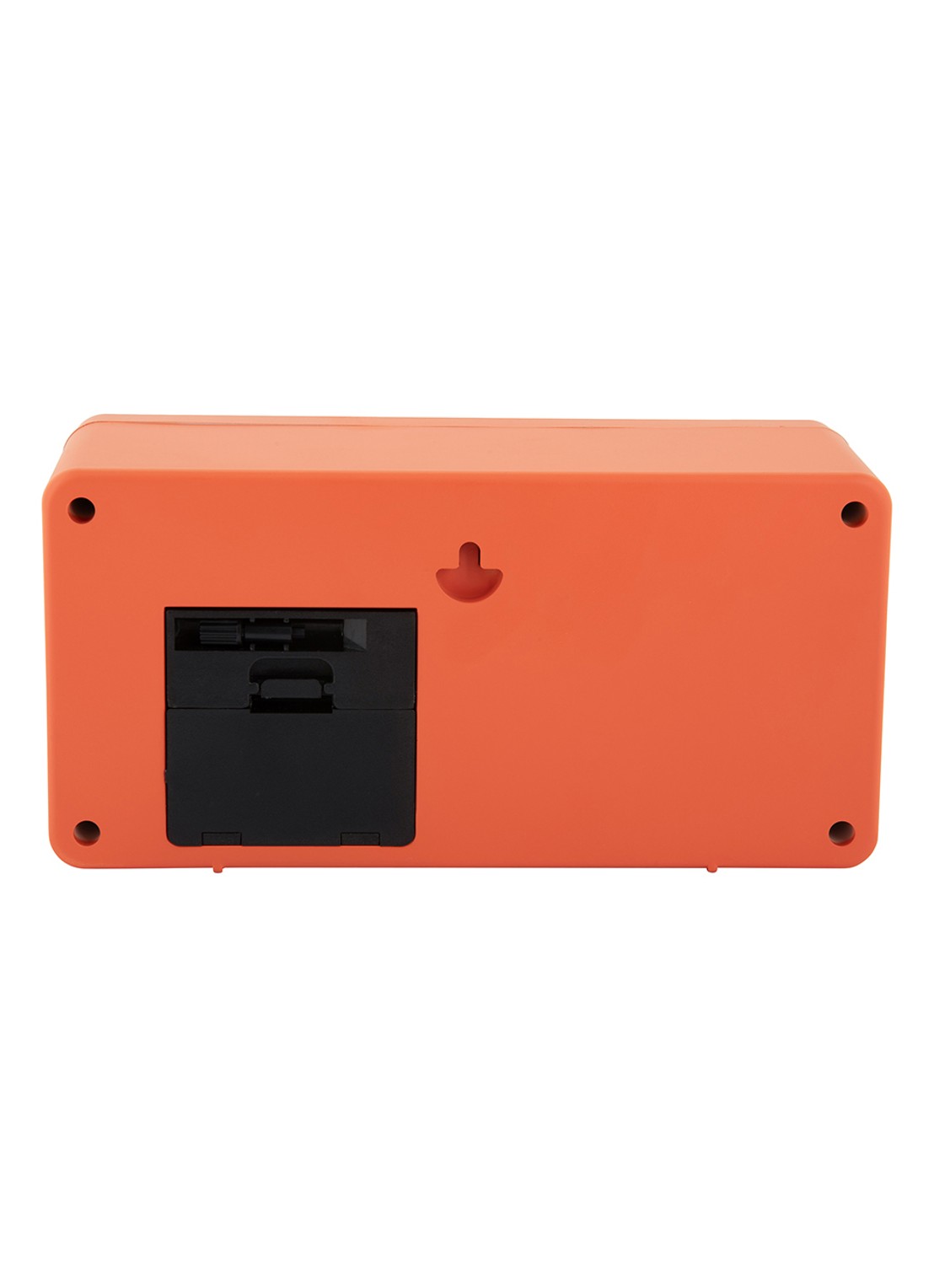 Karlsson Retro flip tafel- en wandklok - achterkant 3 orange