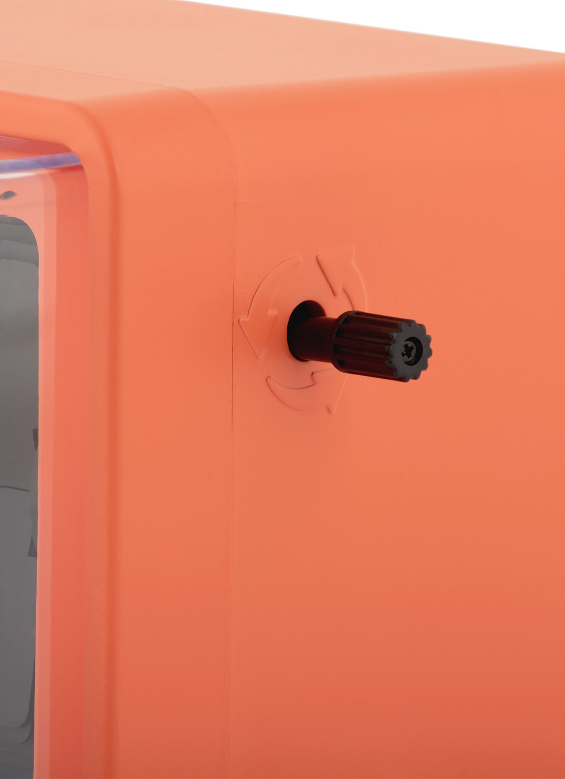 Karlsson Retro flip tafel- en wandklok - detail 4 orange