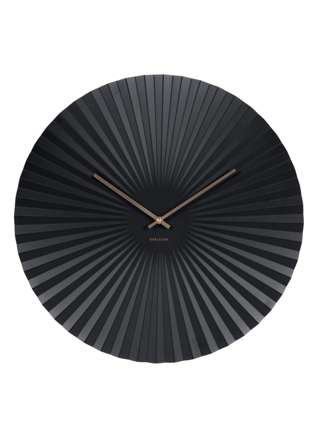 Karlsson Sensu XL wandklok  - voorkant zwart