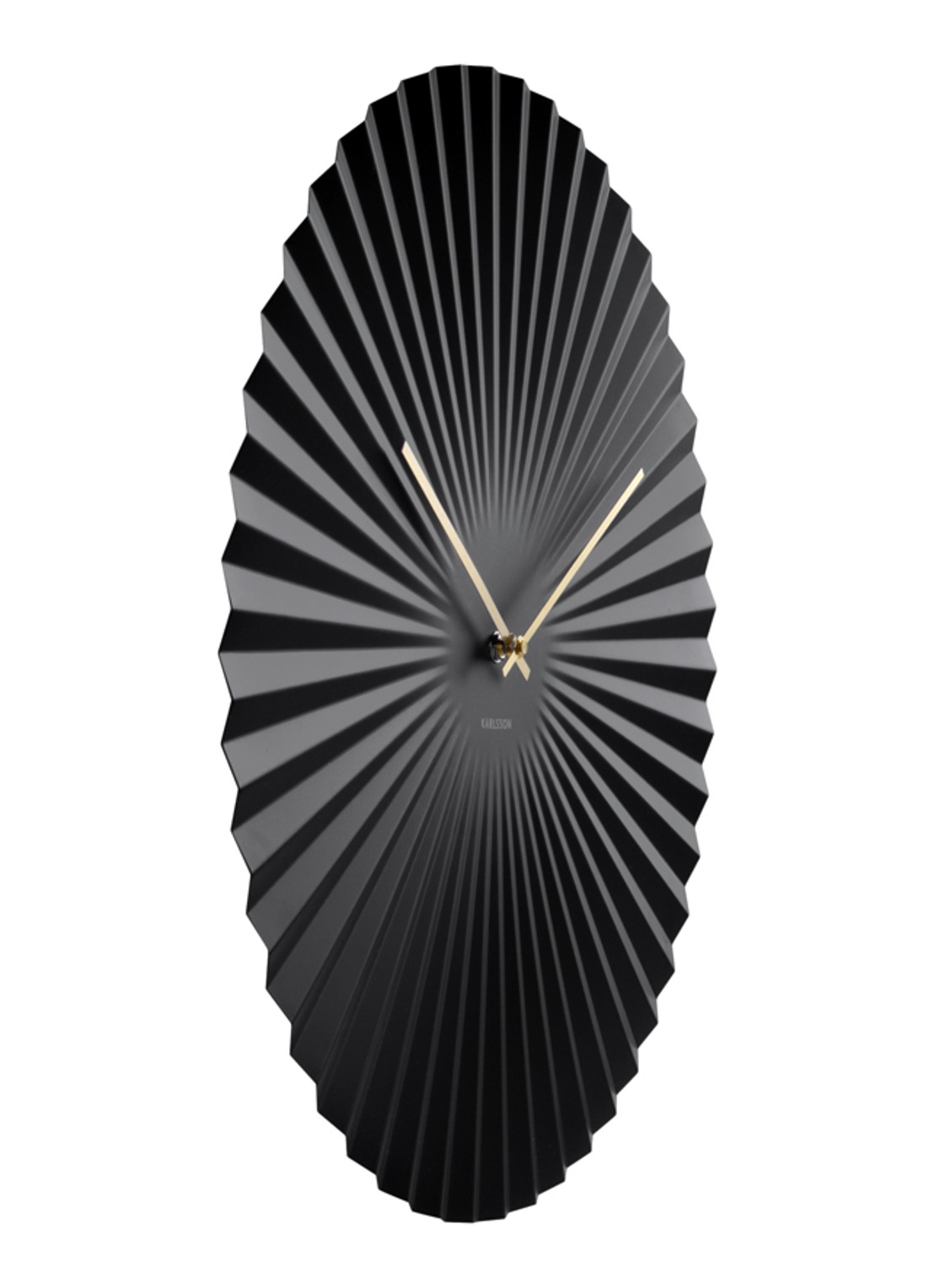 Karlsson Sensu XL wandklok  - voorkant 2 zwart