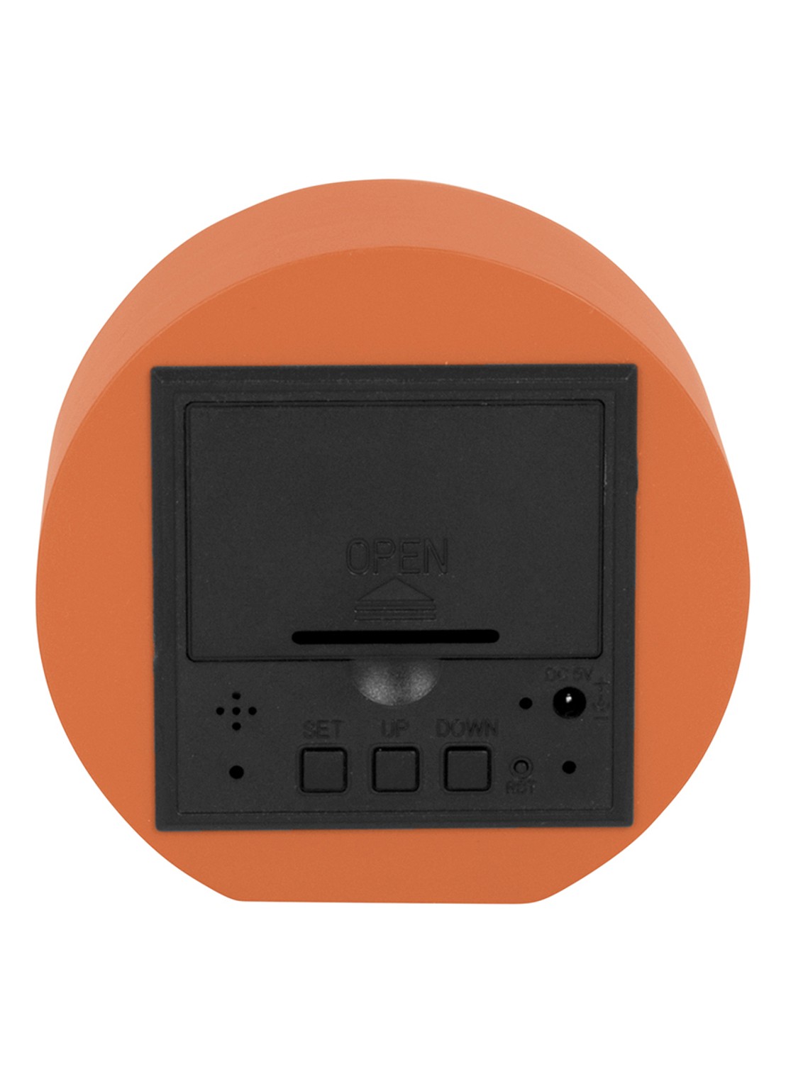 Karlsson Spry LED wekker - achterkant orange