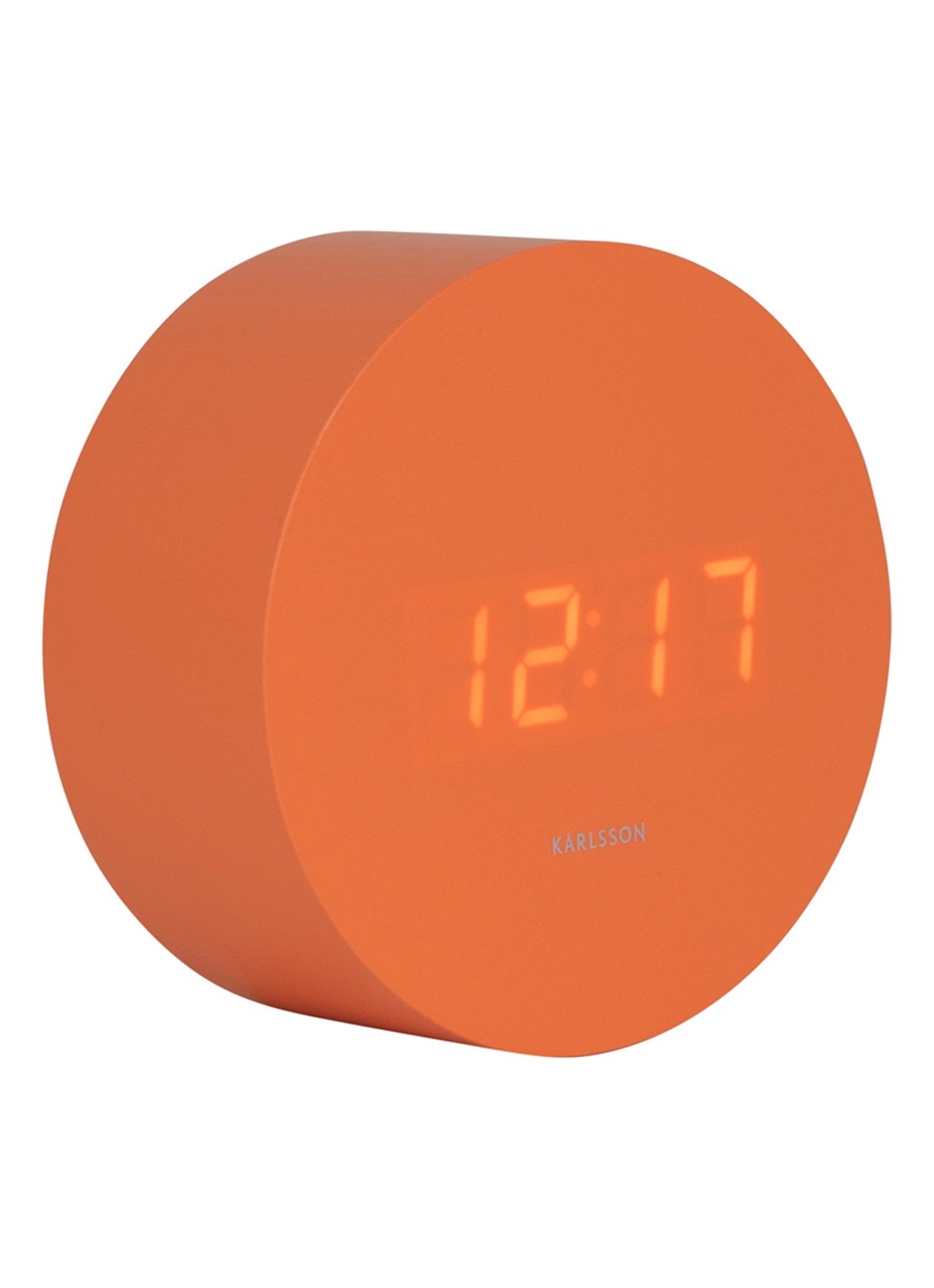 Karlsson Spry LED wekker - voorkant 3 orange