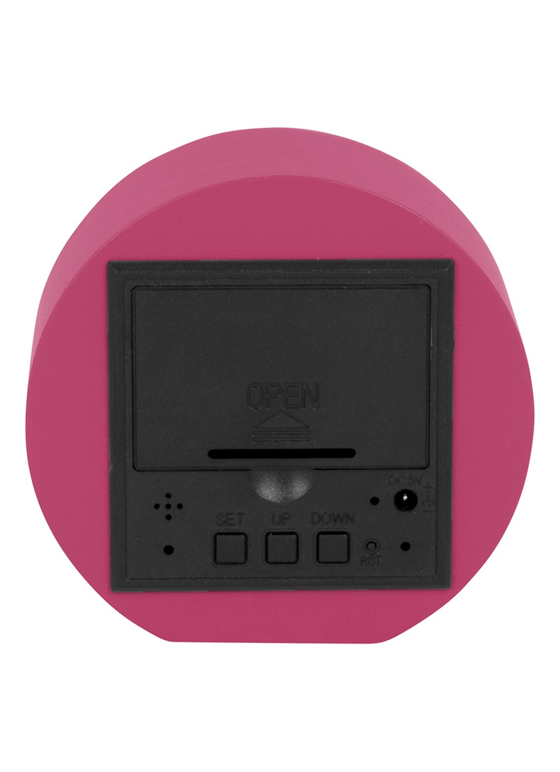 Karlsson Spry LED wekker - achterkant 4 roze