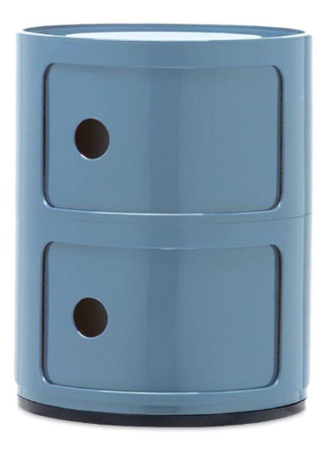 Kartell Componibili nachtkastje medium Ø32 cm - voorkant blauw