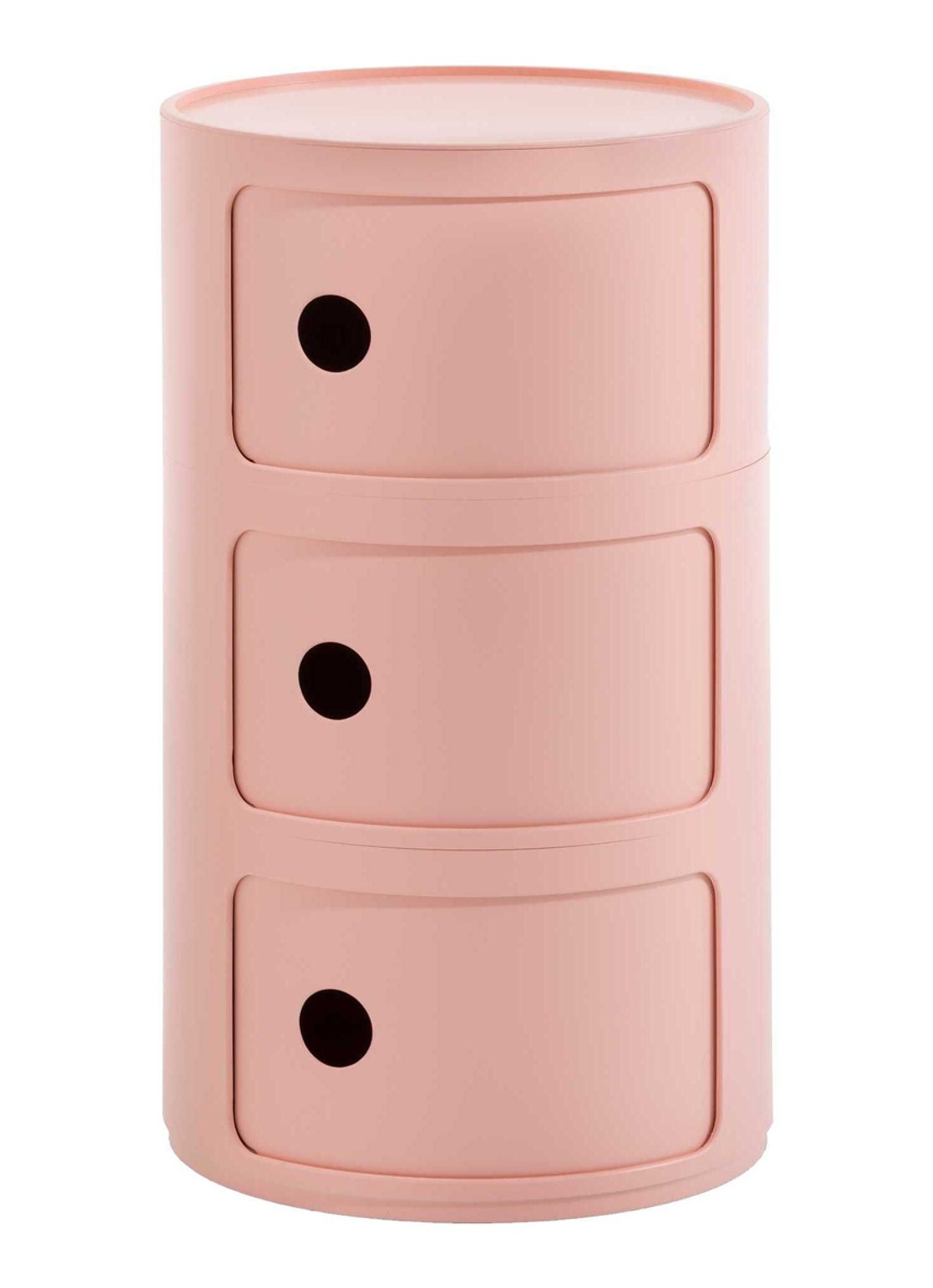 Kartell Componibili opbergkast 58 x 32 cm - voorkant roze
