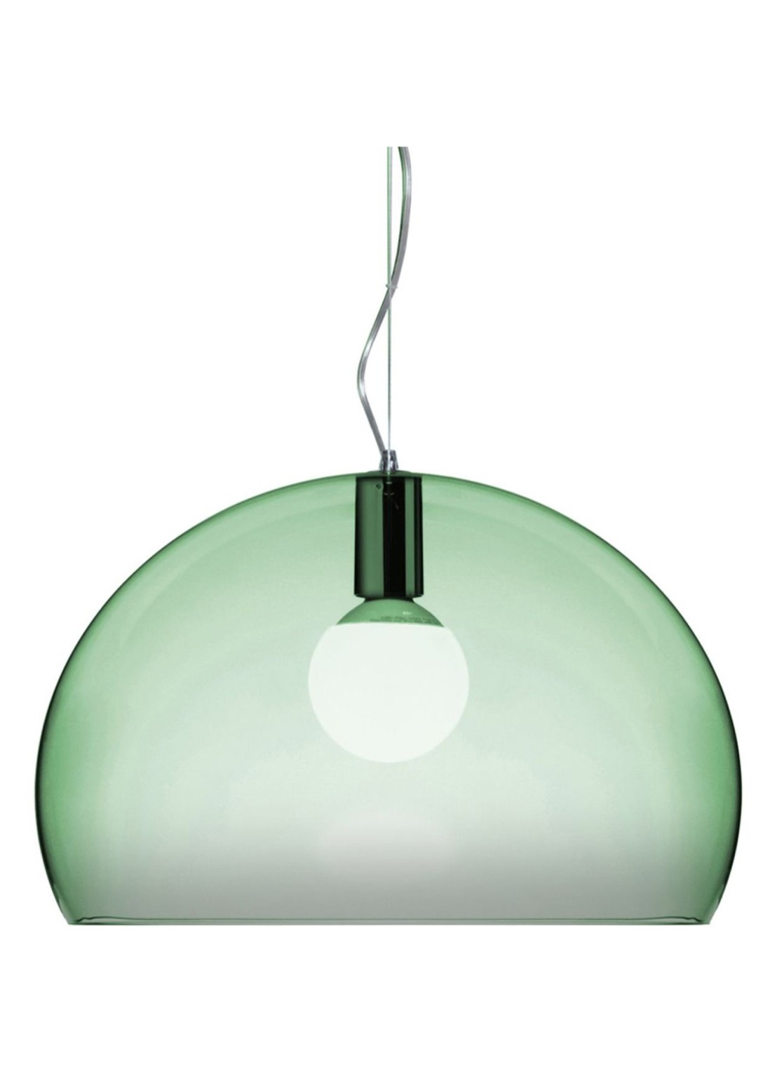 Kartell FL/Y hanglamp Ø 52 cm - voorkant groen