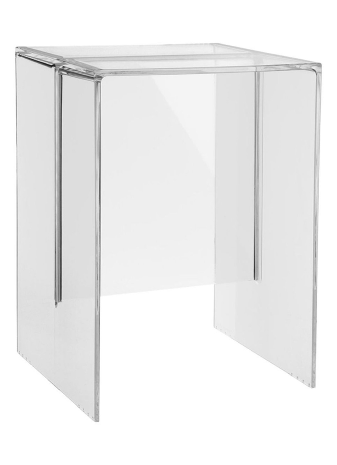 Kartell Max Beam bijzettafel  - voorkant transparant