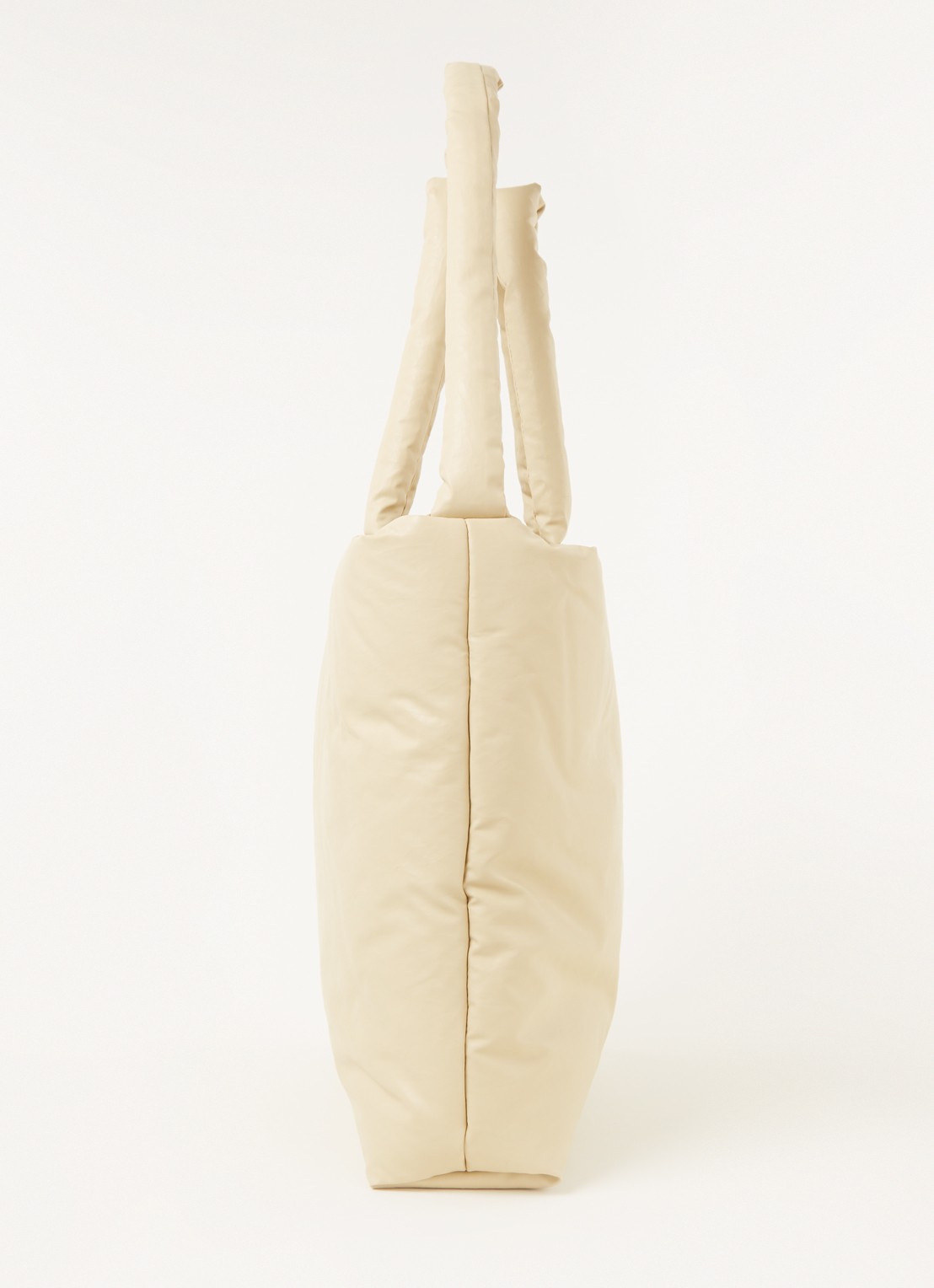 KASSL Editions Dog Oil Medium gewatteerde shopper  - detail 4 ivoor