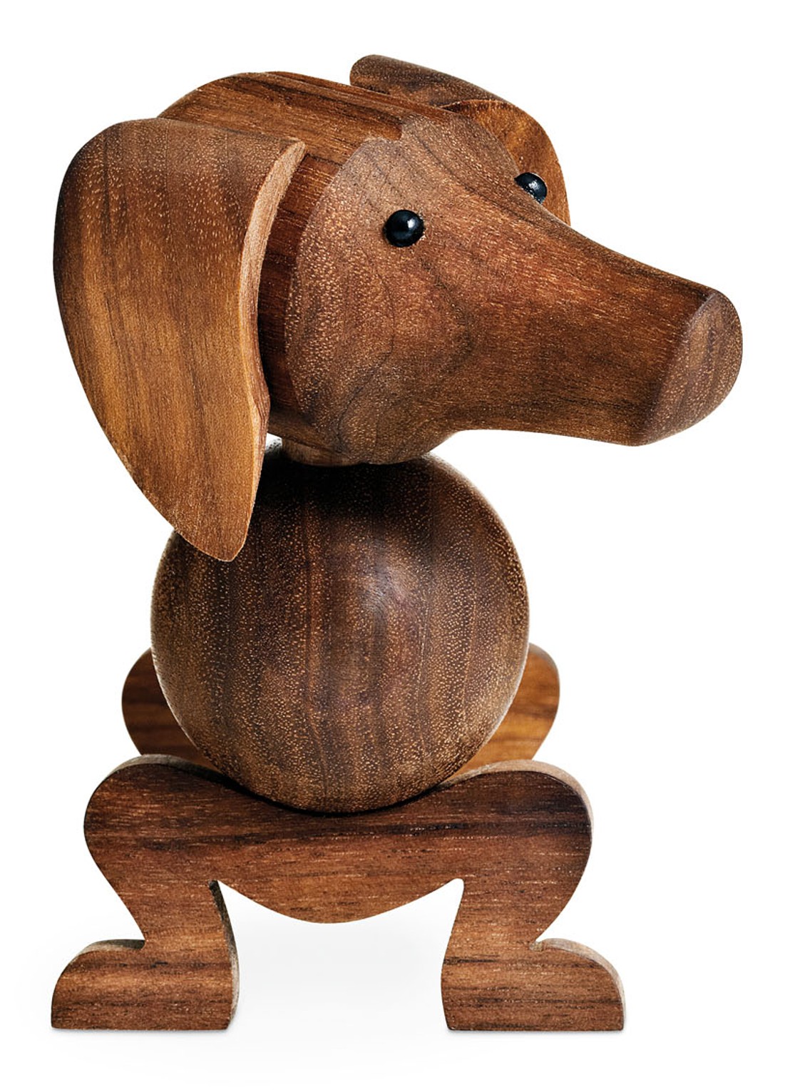 Kay Bojesen Dog ornament 10,5 cm - detail 3 hazelnootbruin