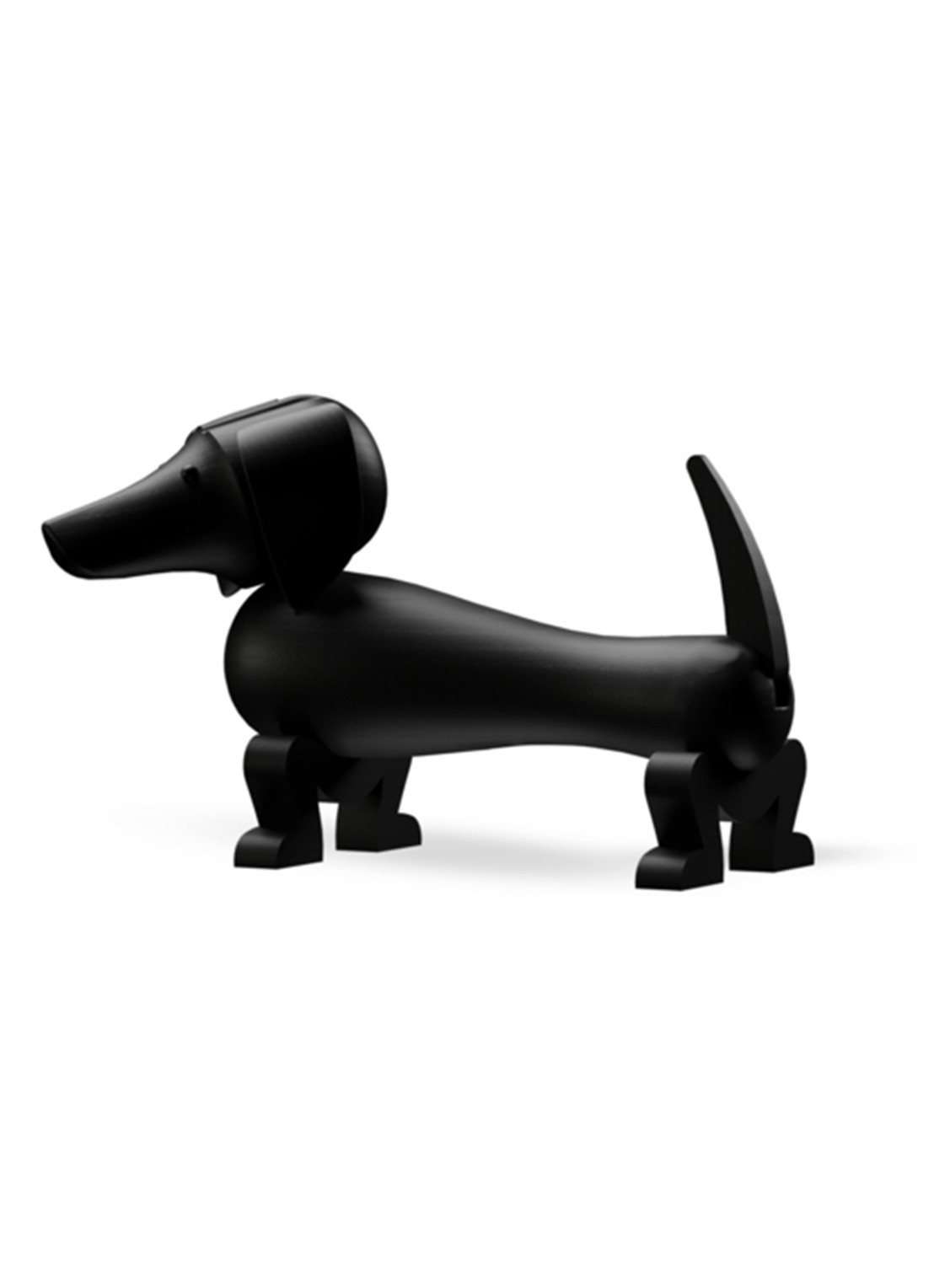 Kay Bojesen Dog Small ornament 11 cm - detail 2 zwart