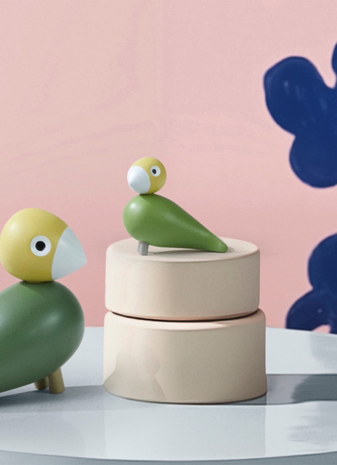 Kay Bojesen Liv & Lykke ornament 11 cm - detail 3 groen