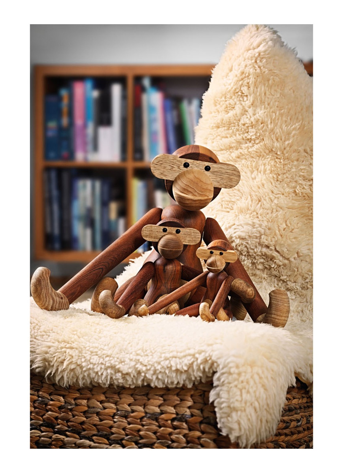 Kay Bojesen Monkey M ornament 28 cm - detail 2 bruin