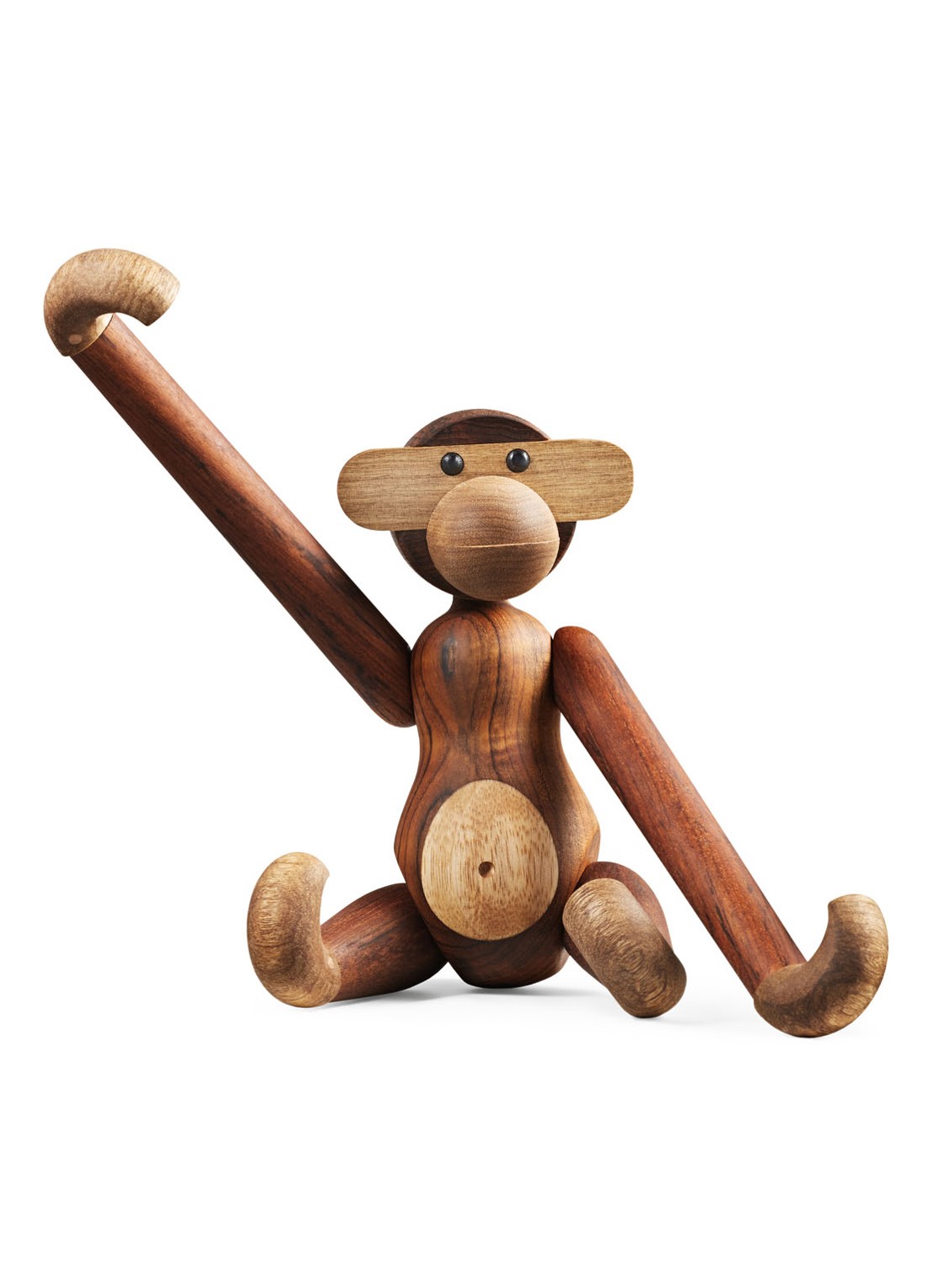 Kay Bojesen Monkey M ornament 28 cm - voorkant 5 bruin