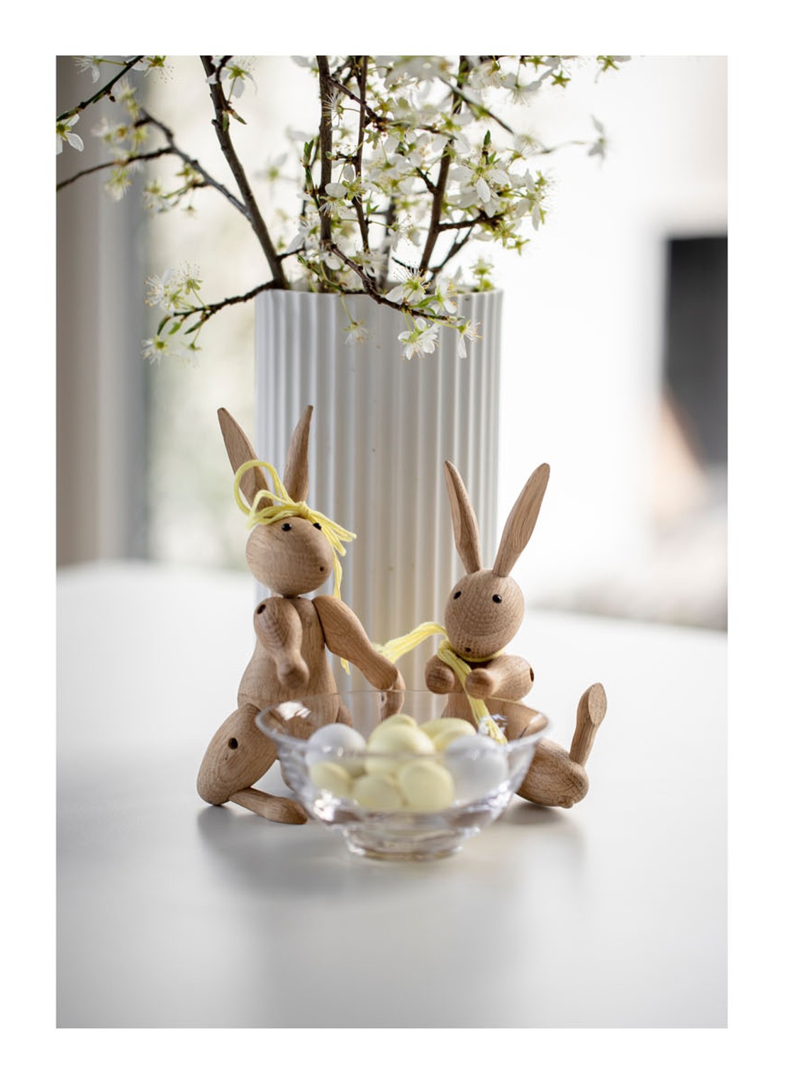 Kay Bojesen Rabbit ornament 16 cm - detail 4 lichtbruin