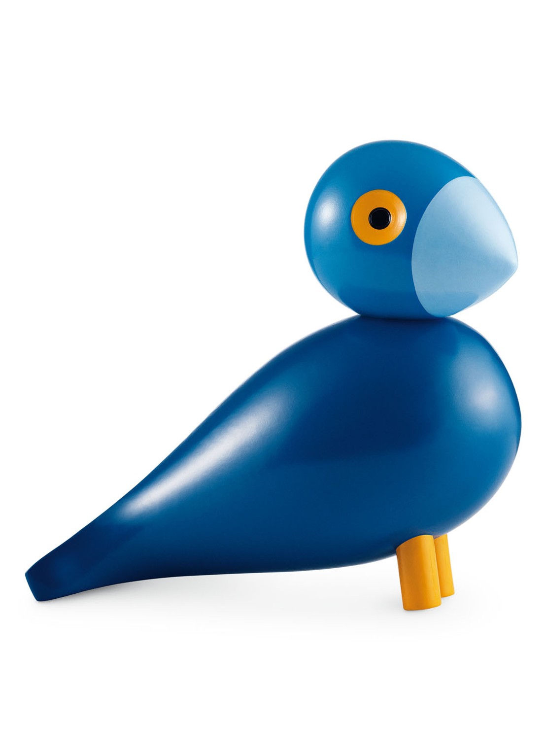 Kay Bojesen Song bird ornament 15 cm - voorkant donkerblauw