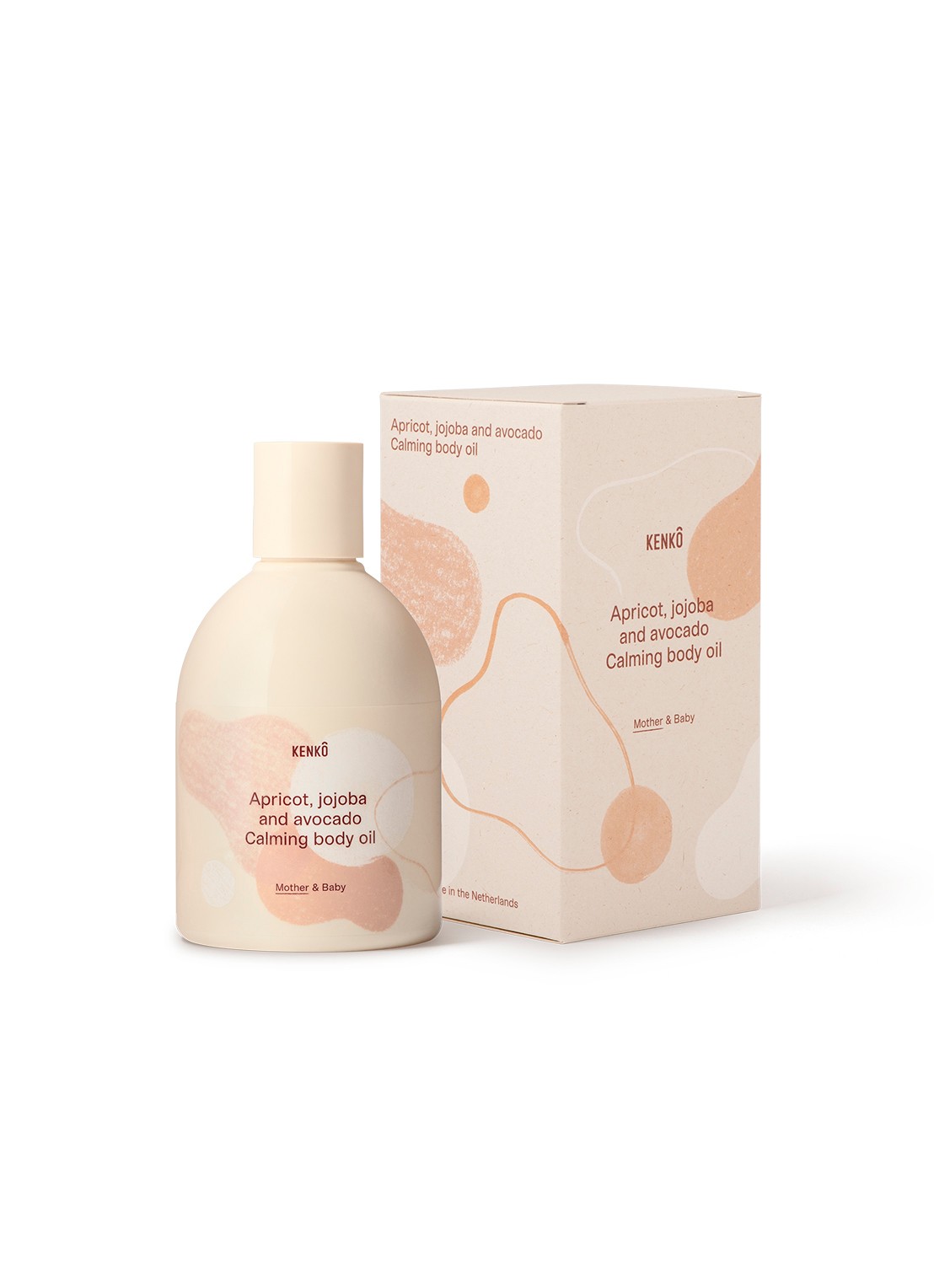 Kenkô Mother & Baby Calming Body Oil - huidolie - voorkant undefined