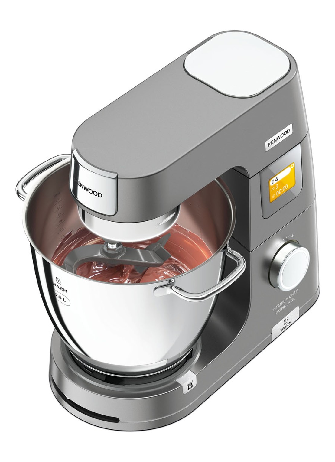 Kenwood Chef Titanium Patissier keukenmachine KWL90.0004SI  - detail zilver