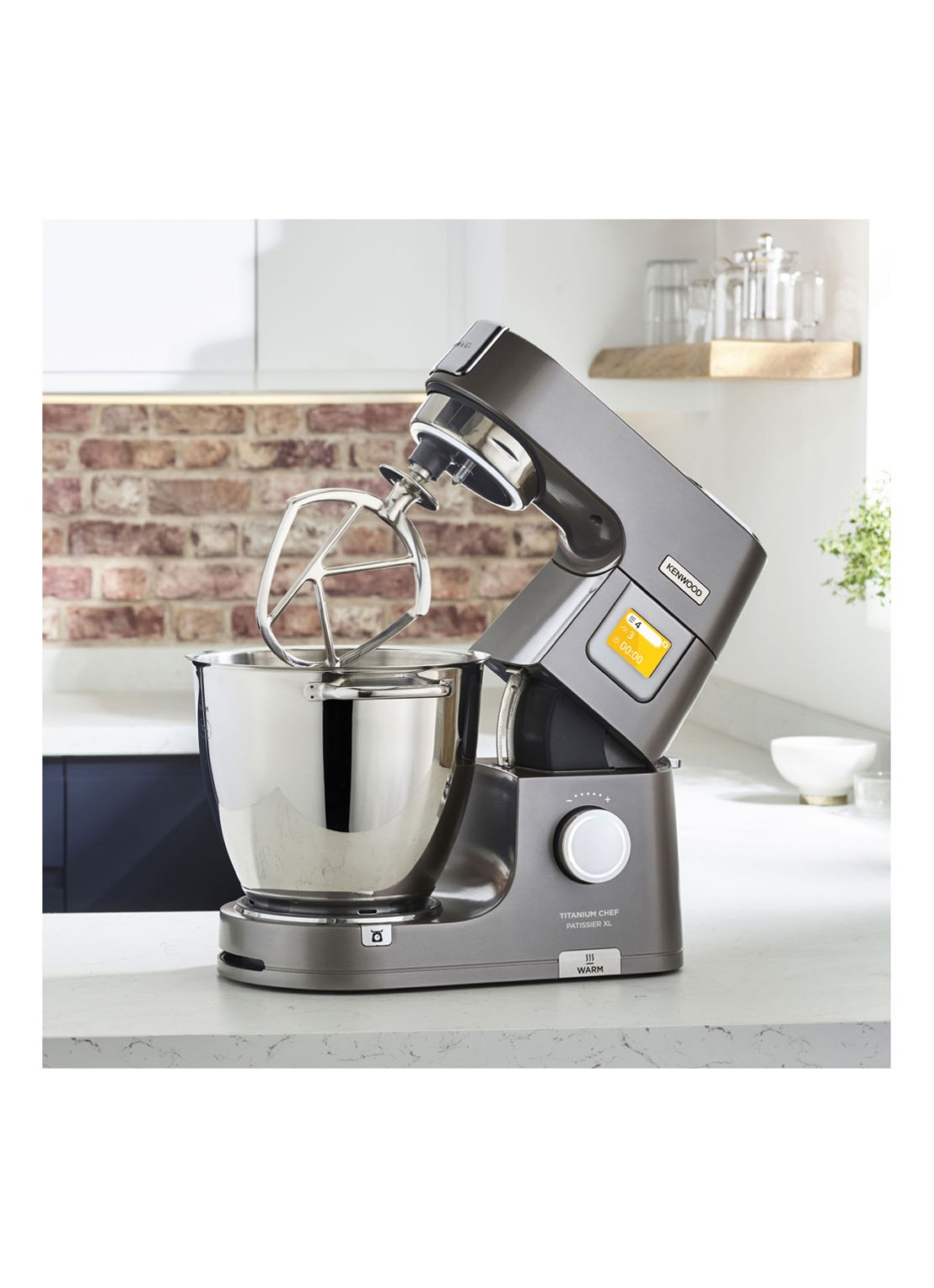 Kenwood Chef Titanium Patissier keukenmachine KWL90.0004SI  - voorkant 7 zilver