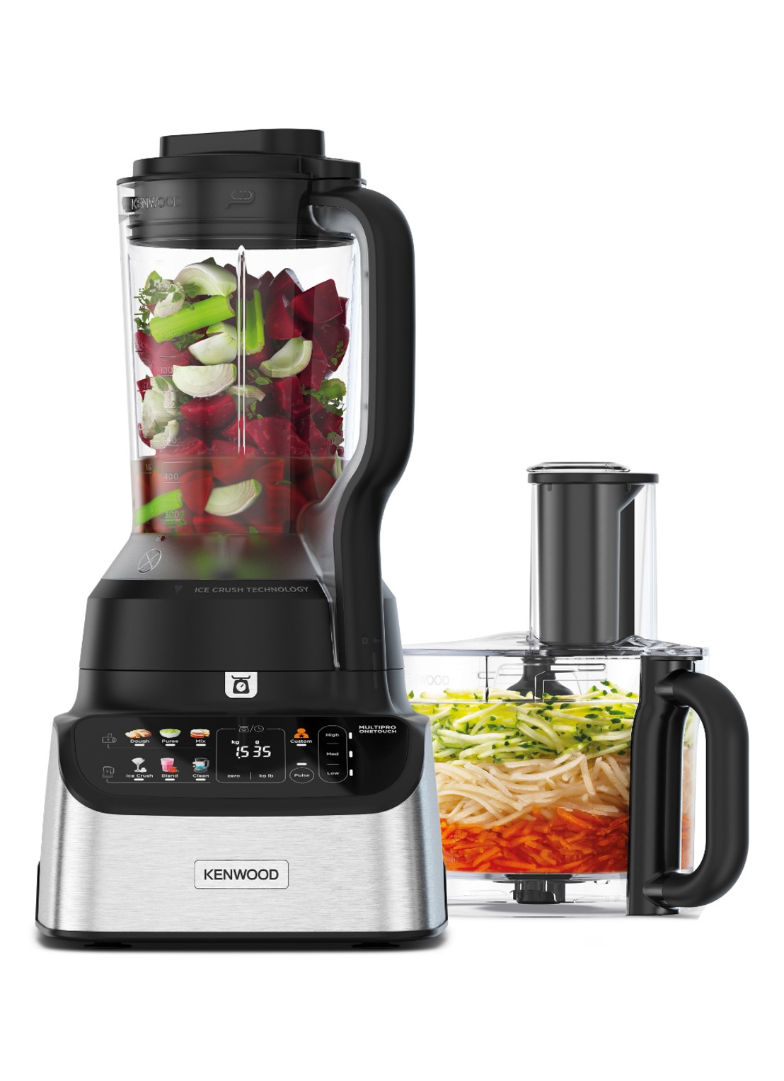 Kenwood MultiPro OneTouch - FDM73.850SS - voorkant 2 zilver
