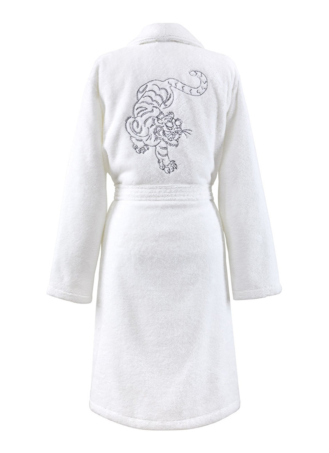 KENZO Astral badjas met logo- en backprint - achterkant 3 wit