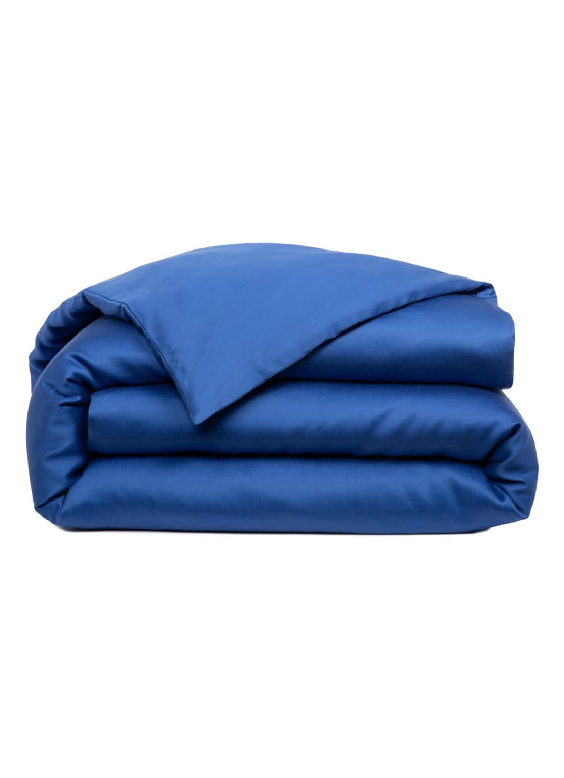 KENZO Iconic dekbedovertrek van katoensatijn 300TC - exclusief kussenslopen - voorkant blauw