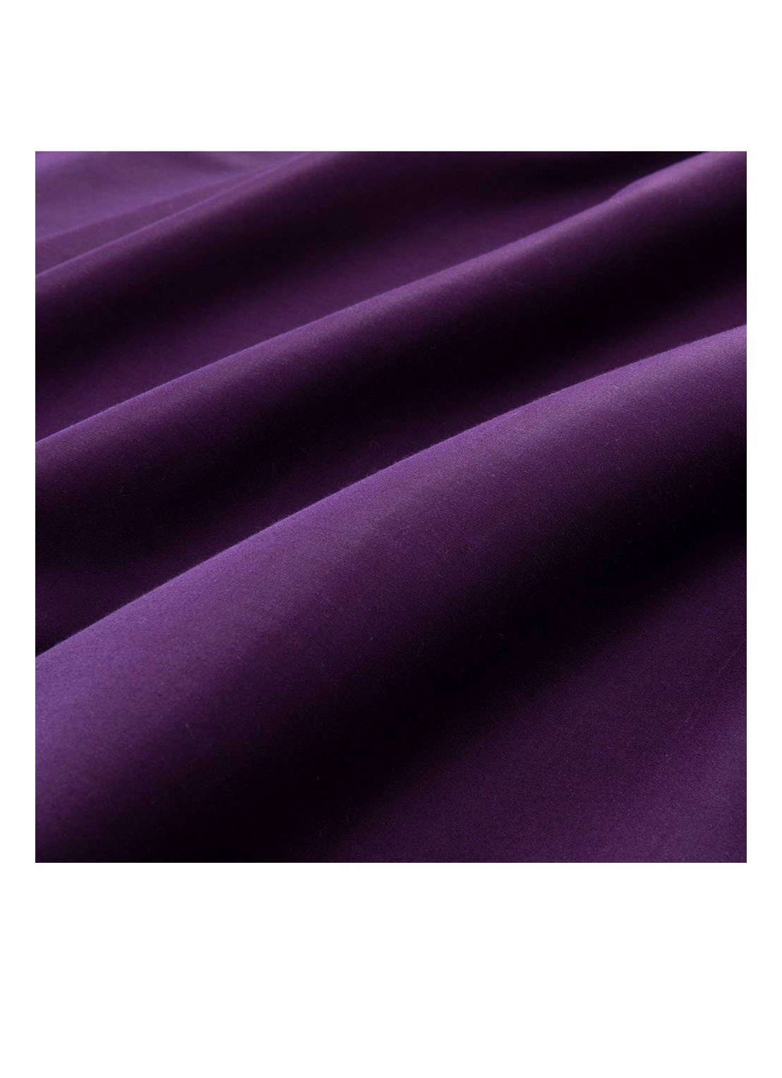 KENZO Iconic laken van katoensatijn 300TC - achterkant 2 aubergine
