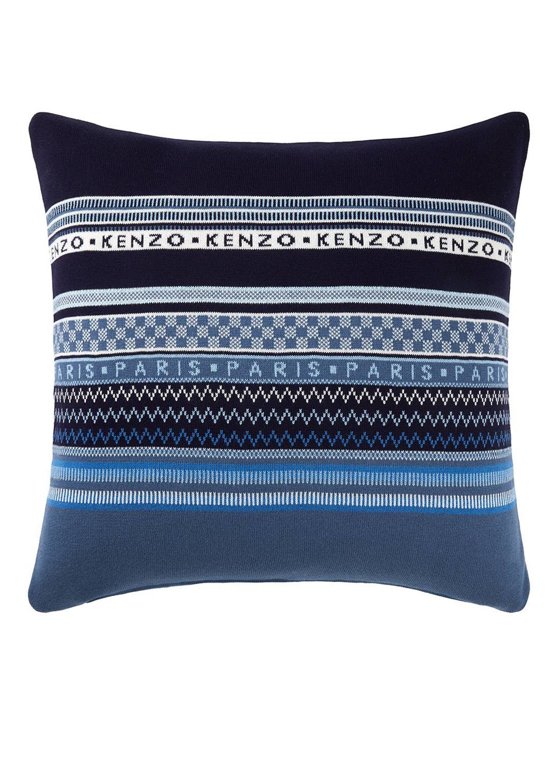 KENZO Jakado sierkussenhoes 45 x 45 cm - voorkant donkerblauw