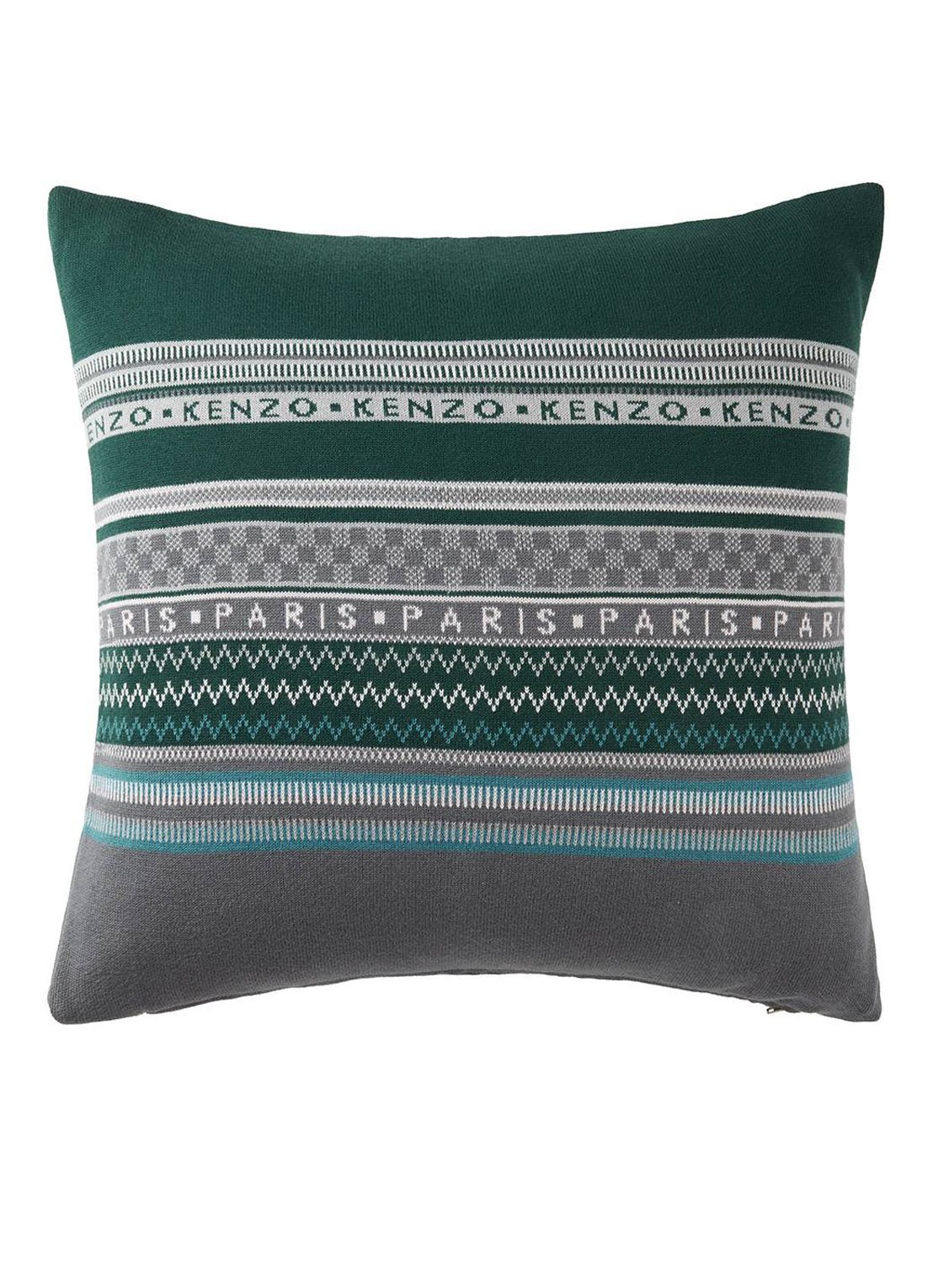 KENZO Jakado sierkussenhoes 45 x 45 cm - achterkant 3 groen