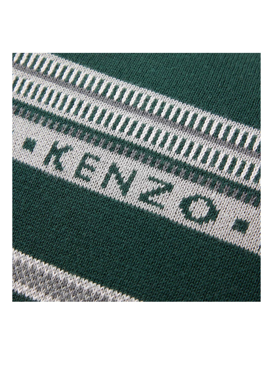 KENZO Jakado sierkussenhoes 45 x 45 cm - detail 5 groen
