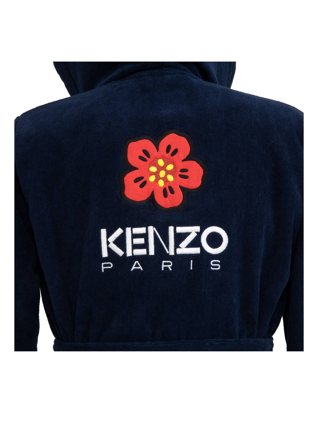 KENZO K Boke badjas van  katoen - unisex - detail 3 zwart