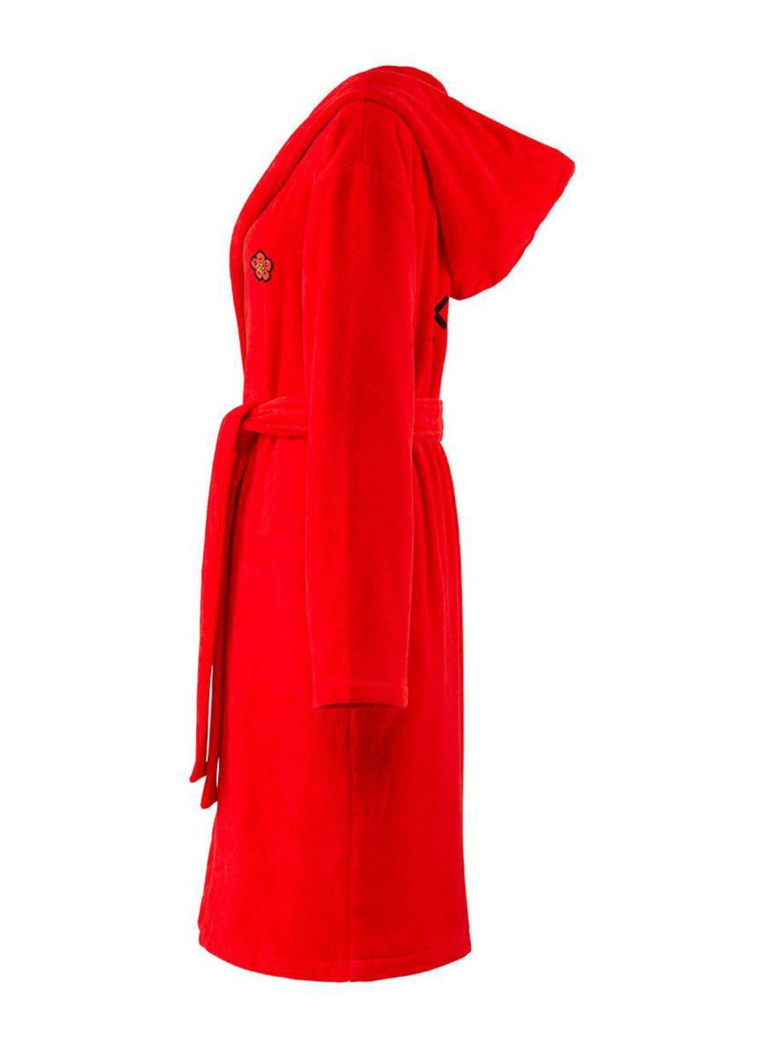 KENZO K Boke badjas van  katoen - unisex - voorkant 2 rood