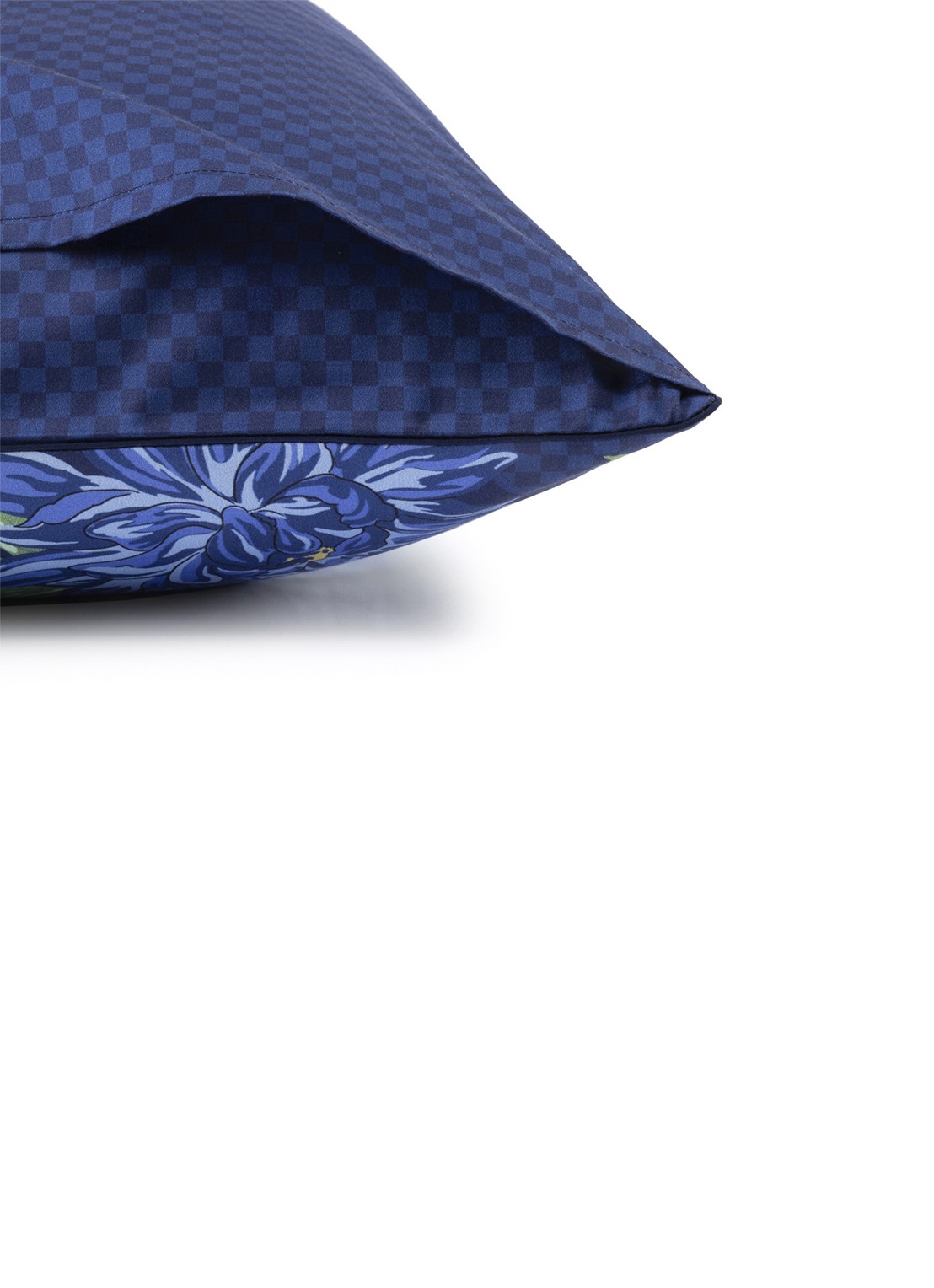 KENZO K Dahlia kussensloop - detail 6 blauw