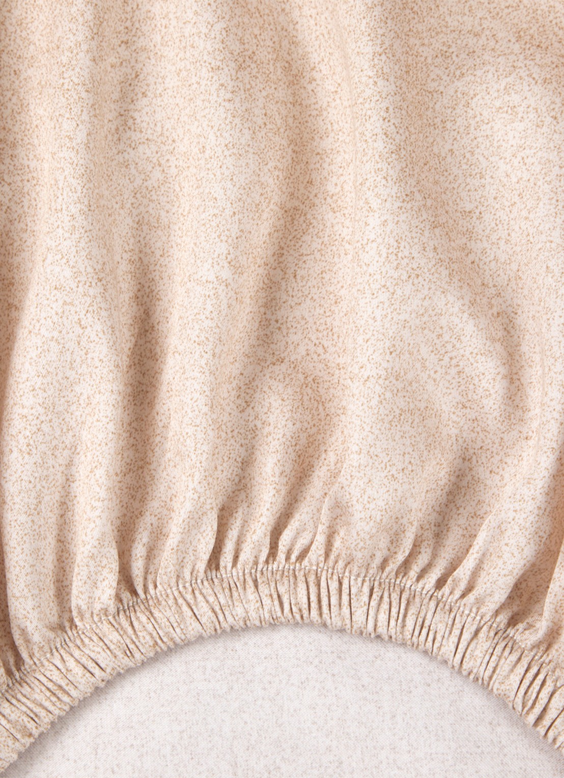 KENZO K Fauve hoeslaken , hoekhoogte 35 cm - voorkant 3 creme