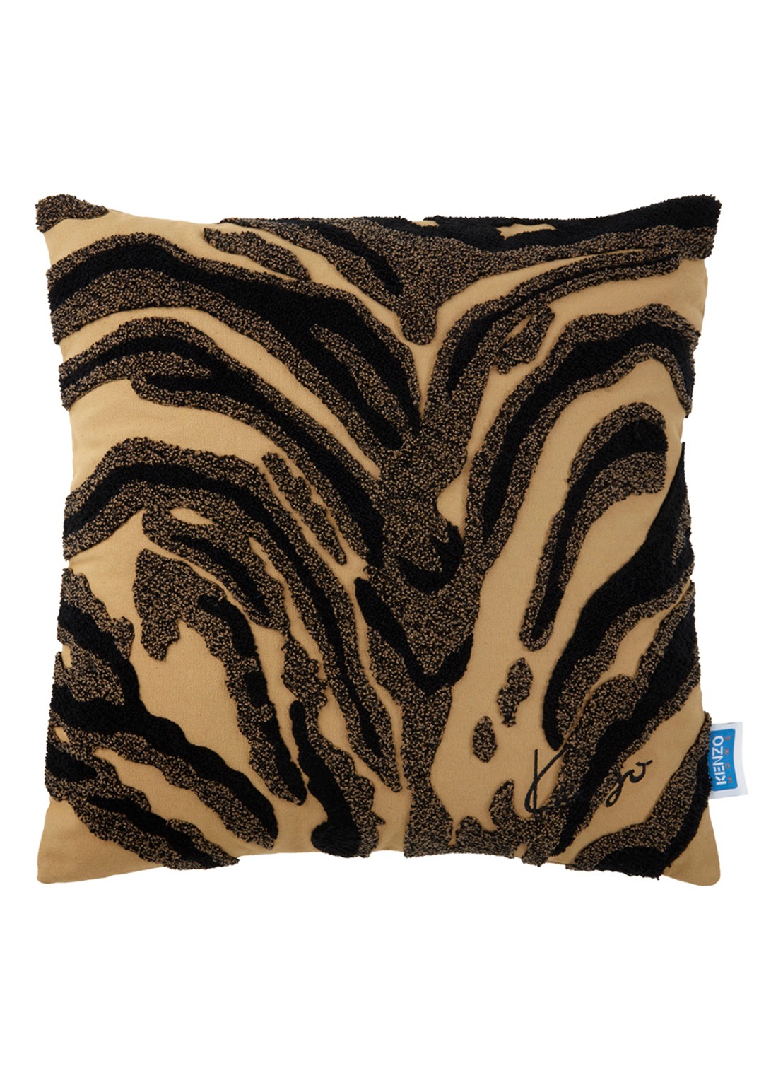 KENZO K Fauve sierkussenhoes 45 x 45 cm - voorkant 3 beige