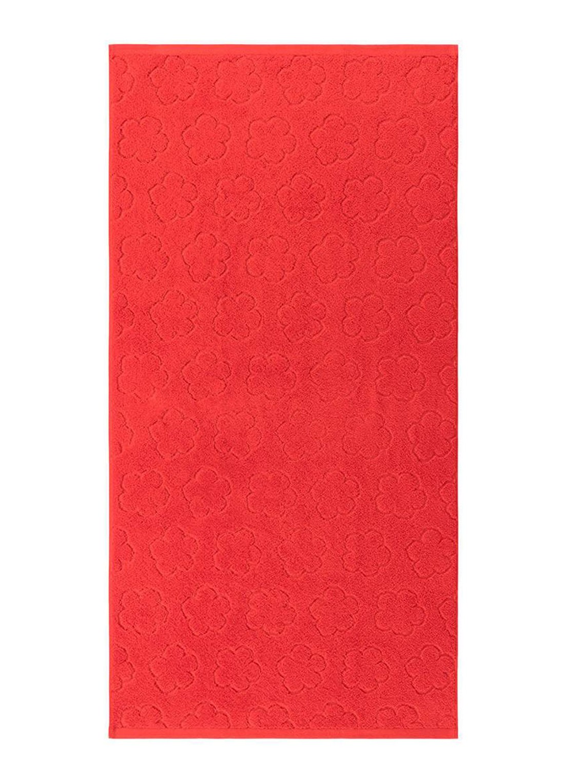 KENZO K Hanadot badlaken 70 x 140 cm - voorkant 4 koraalrood